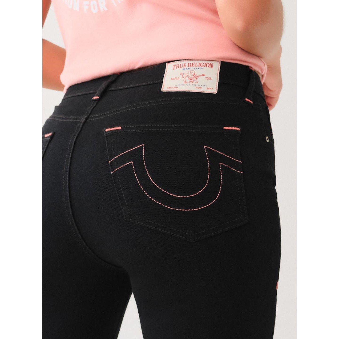 Black Rinse - True Religion - High-Rise Super Skinny Jeans - 3