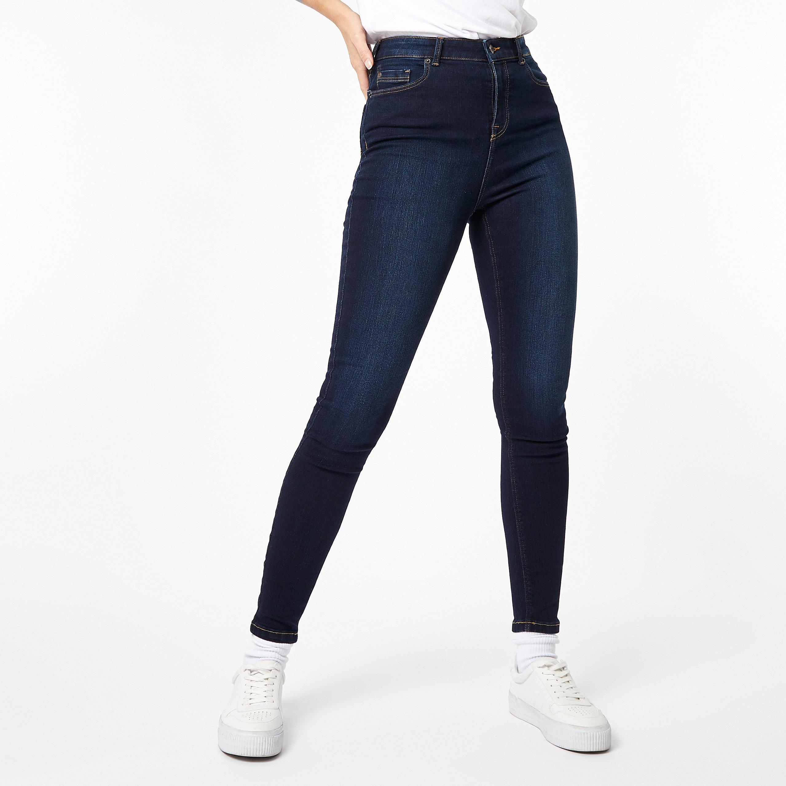 Dark Indigo - Jack Wills - Jack Jagger High Rise Super Skinny Jeans - 1