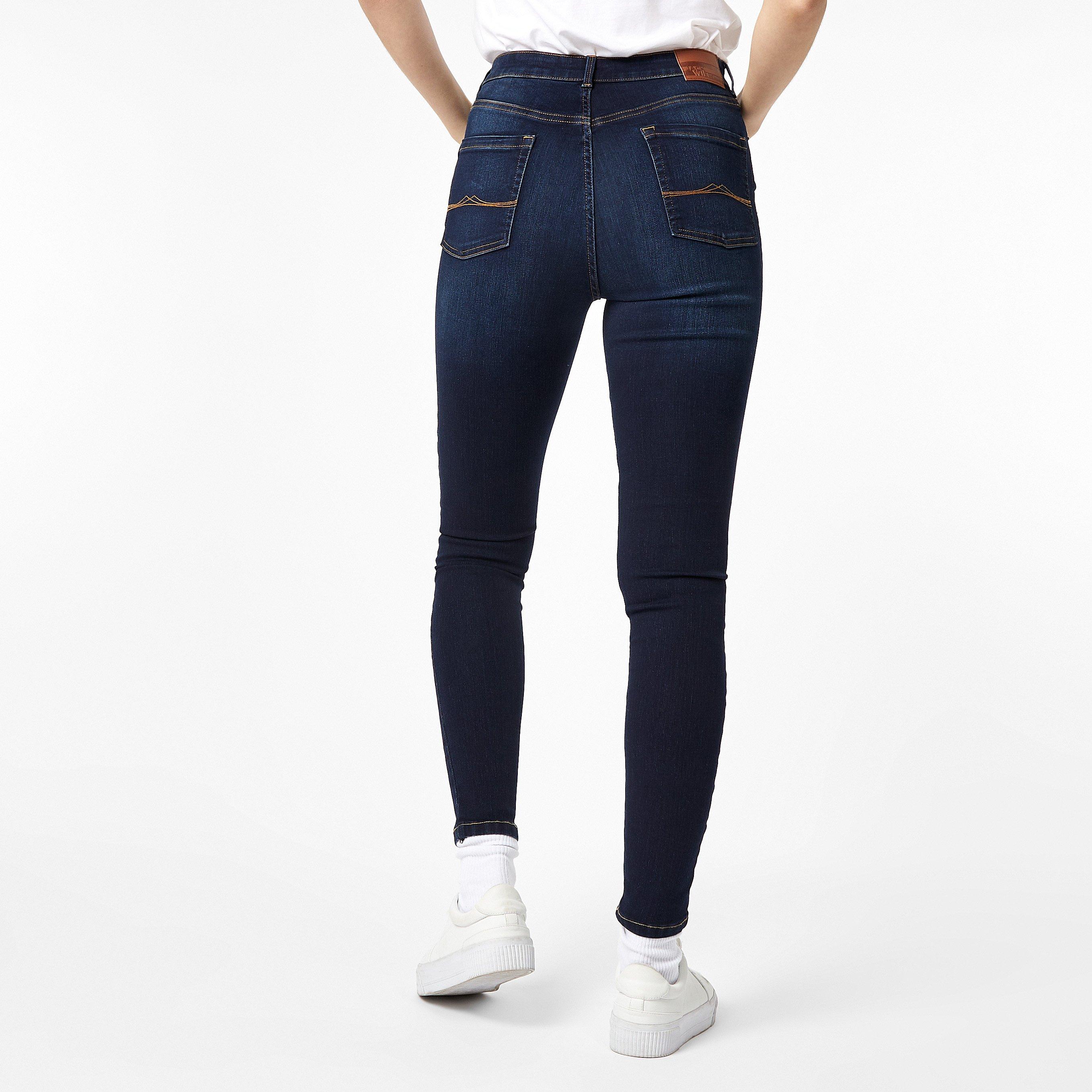 Dark Indigo - Jack Wills - Jack Jagger High Rise Super Skinny Jeans - 2
