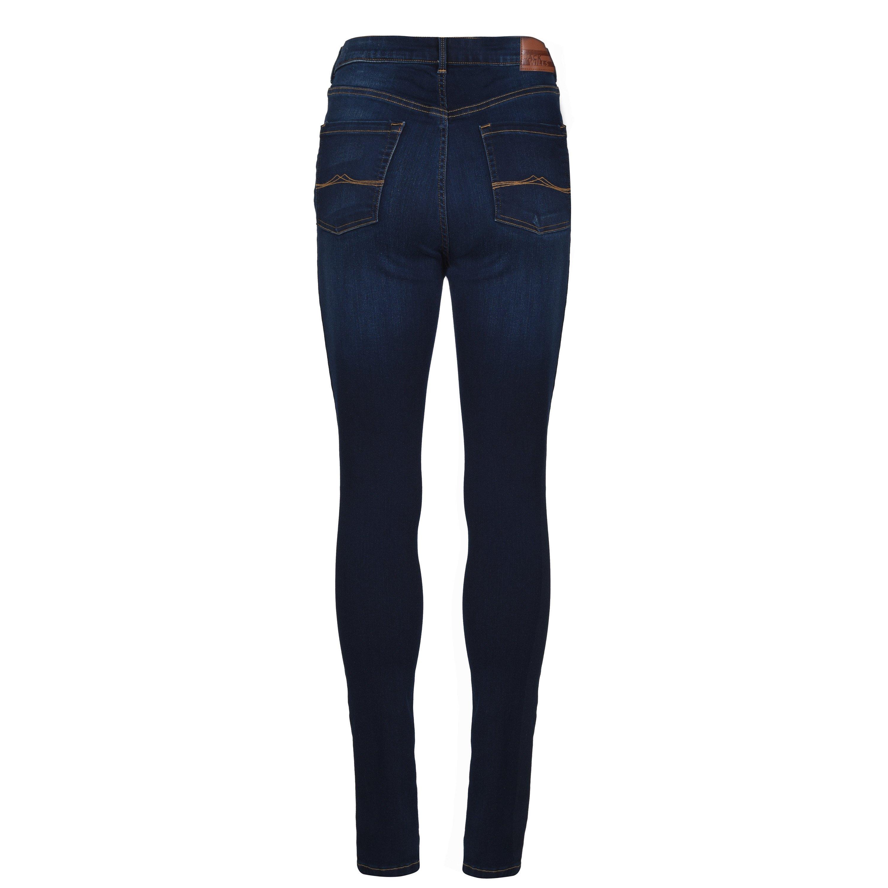 Dark Indigo - Jack Wills - Jack Jagger High Rise Super Skinny Jeans - 6