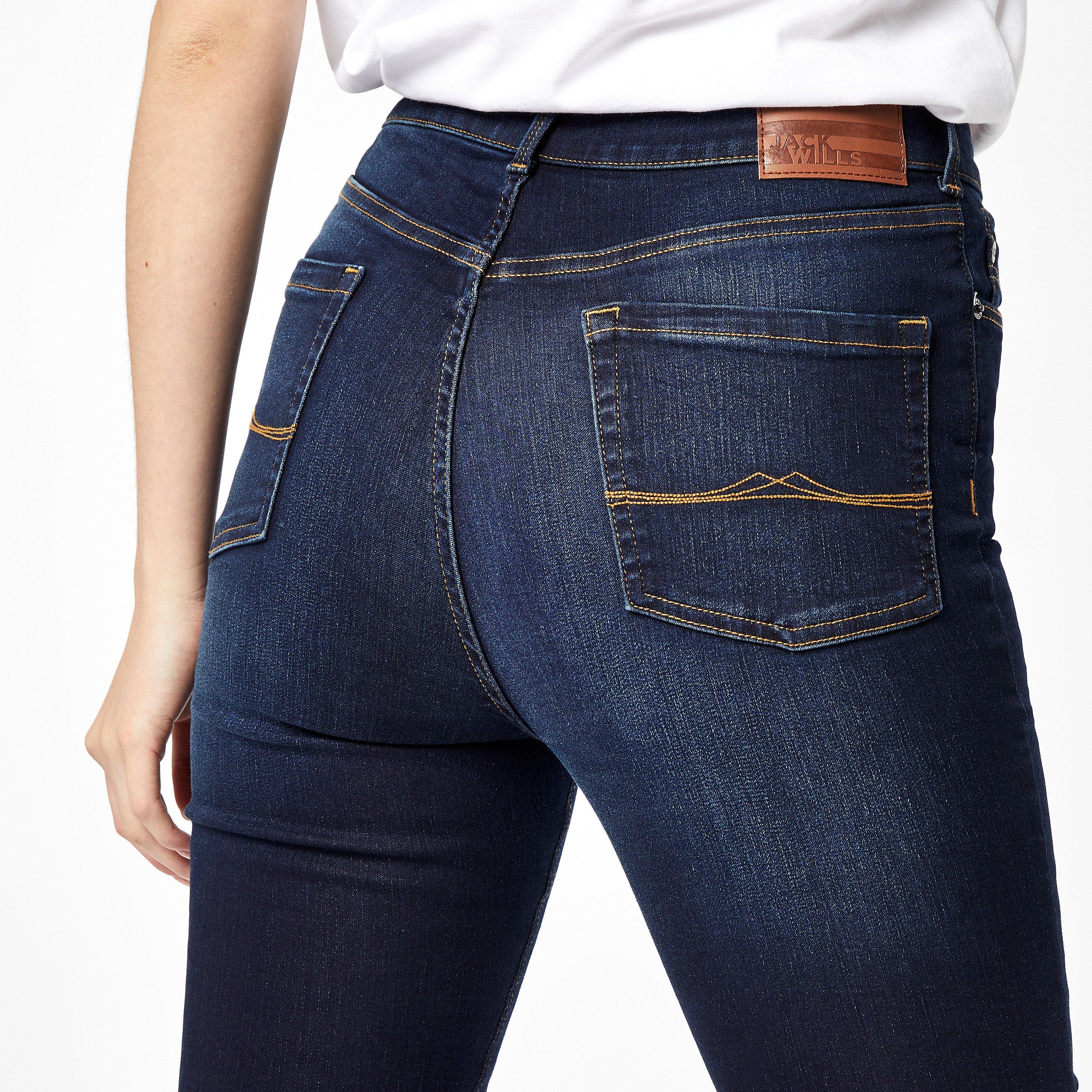 Dark Indigo - Jack Wills - Jack Jagger High Rise Super Skinny Jeans - 3