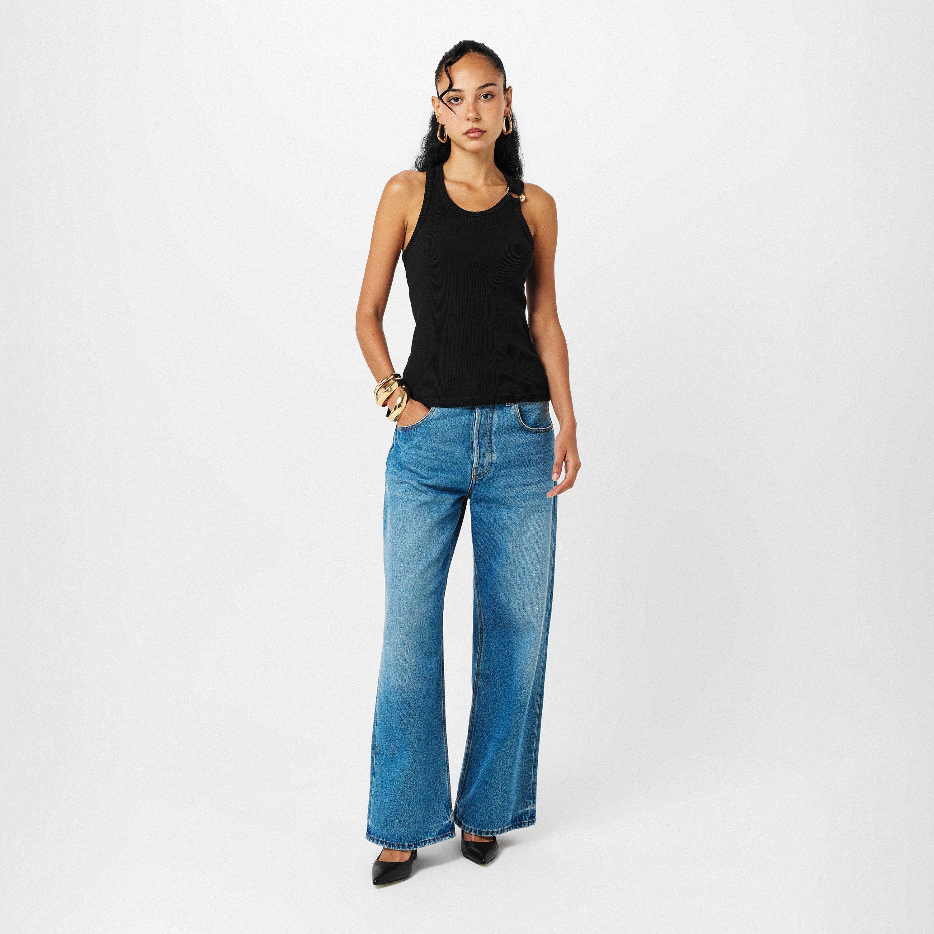 Black - Jean Paul Gaultier - Women's Tank Vest - 6