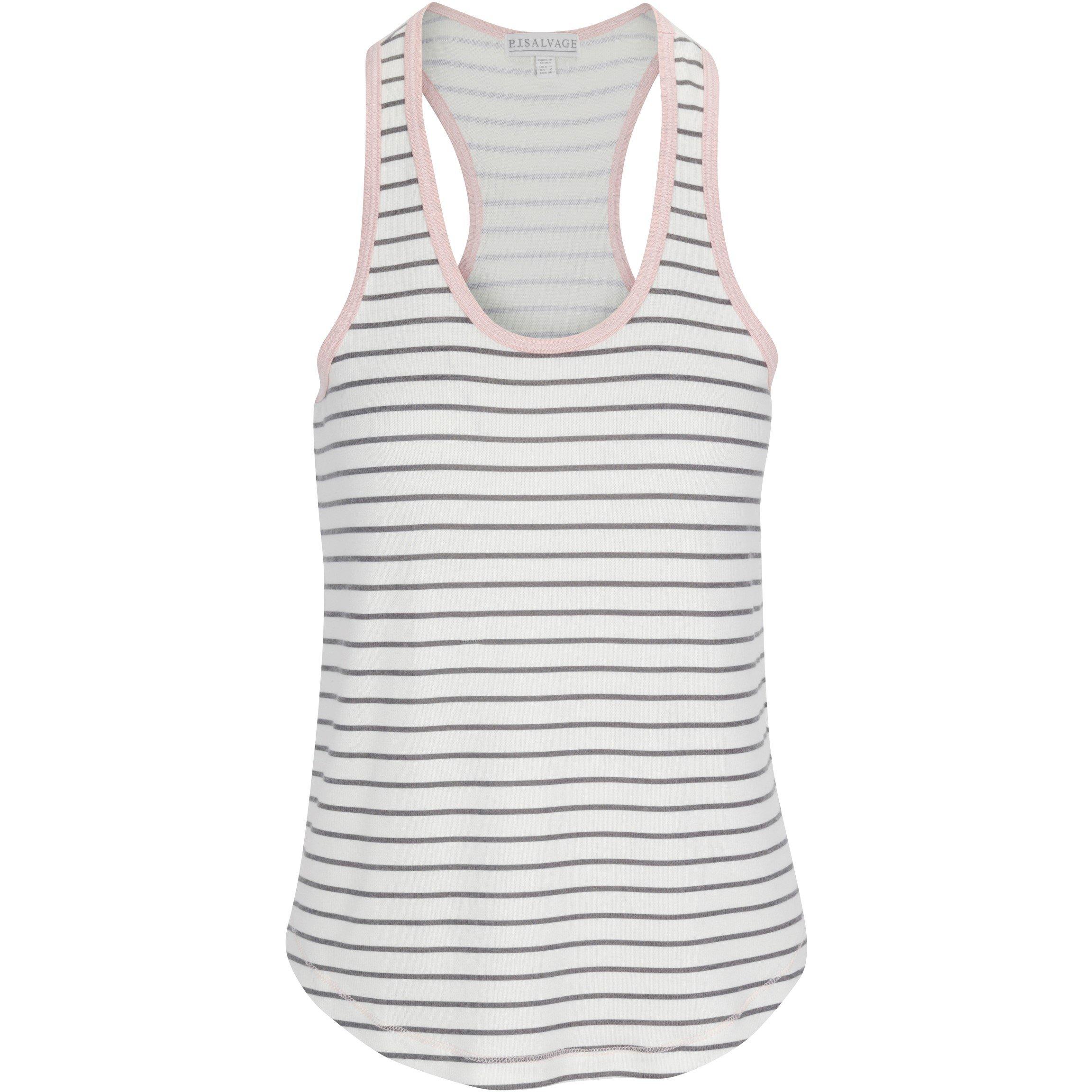 Pj Salvage Women's Scoop-Neck Tank - Off-White - 10 (S)