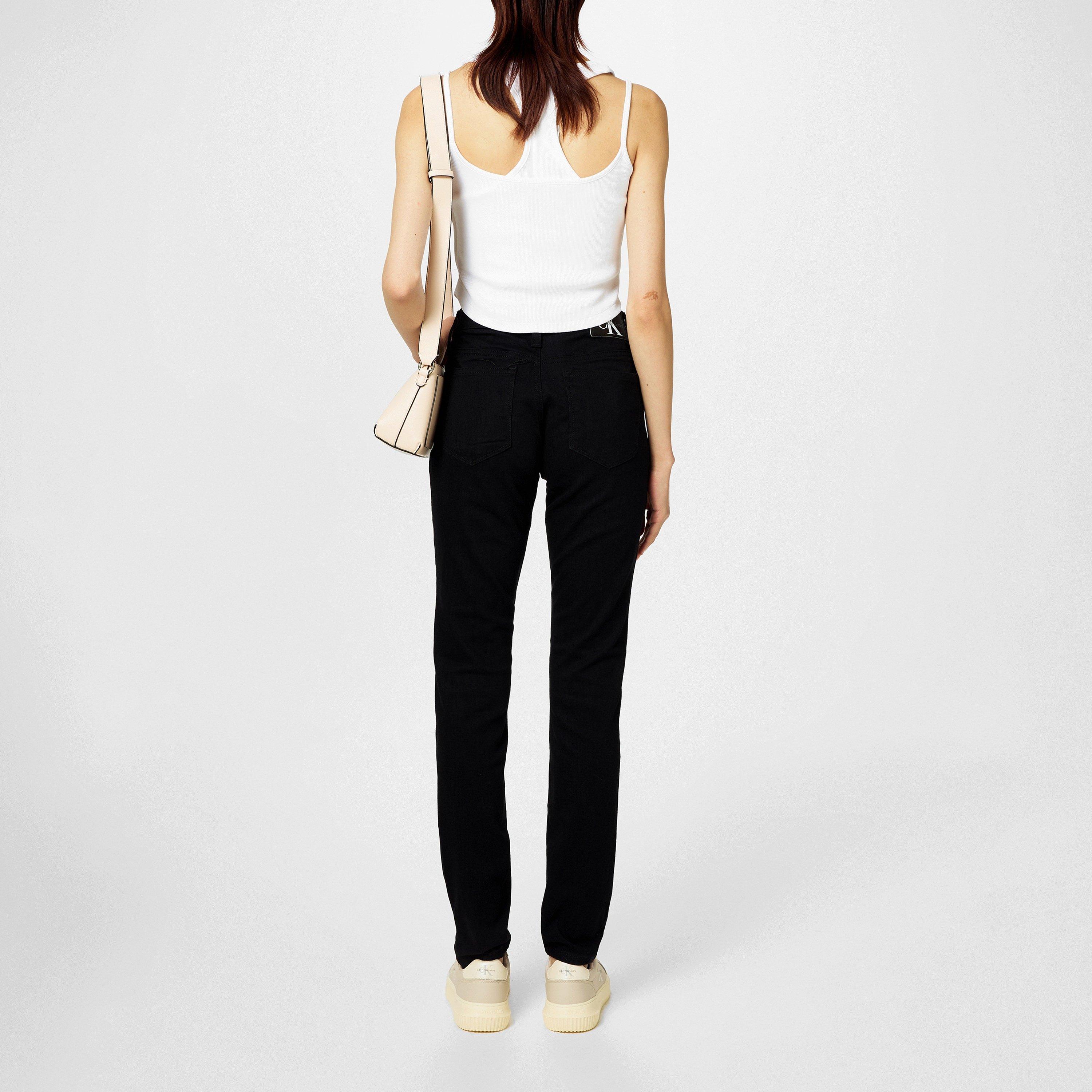 ZZ002 WASHED BL - Calvin Klein Jeans - 011 Mid Rise Skinny Jeans - 3