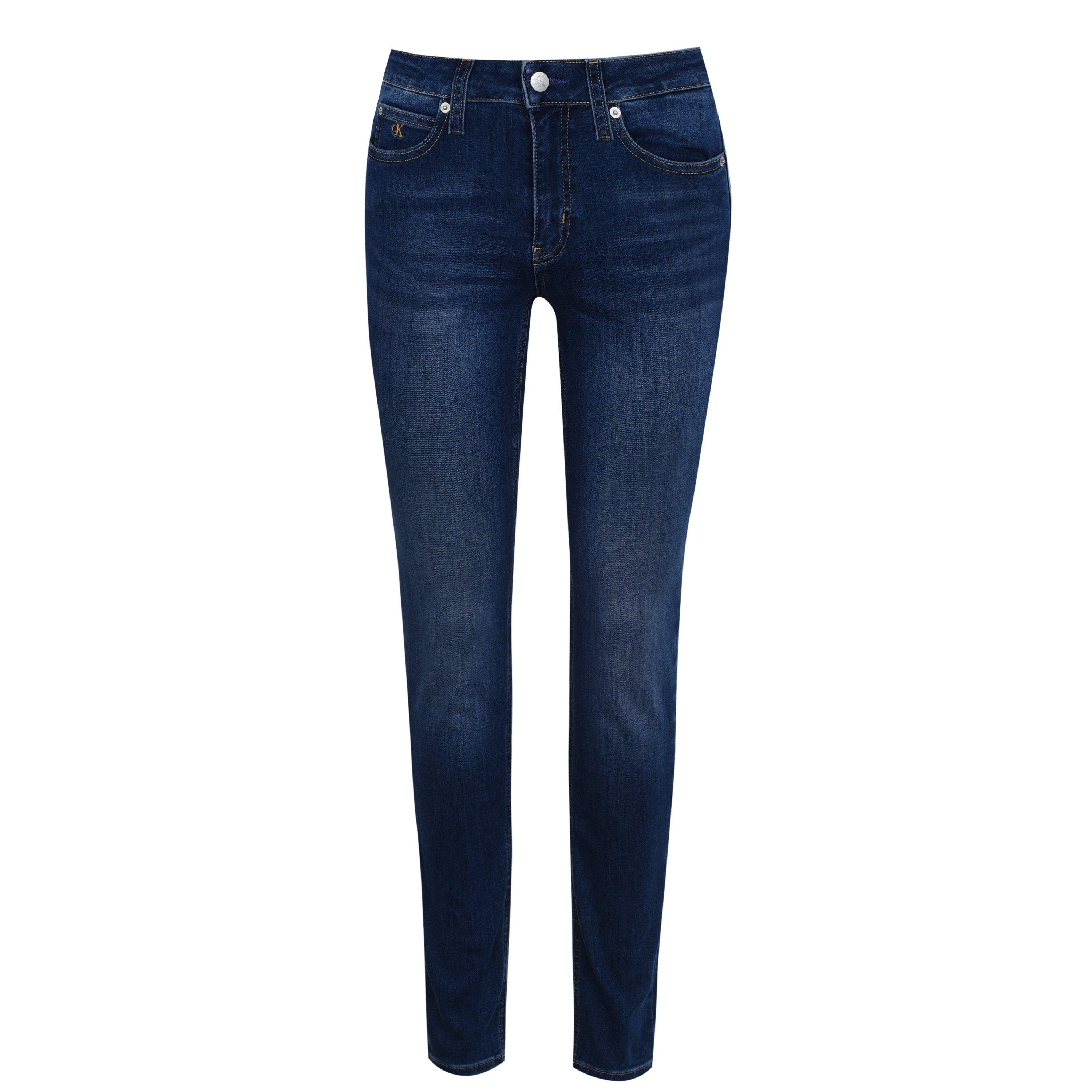 Calvin Klein Jeans Women's 011 Mid Rise Skinny Jeans - Zz001 Mid Blu - 28 L32