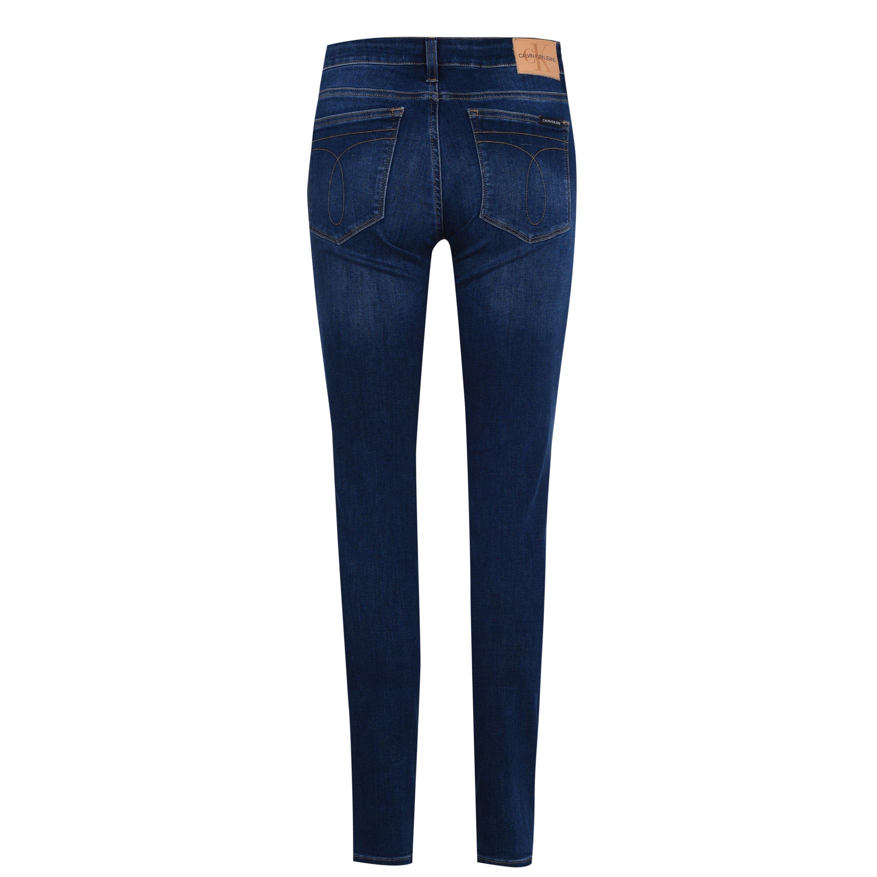 ZZ001 MID BLU - Calvin Klein Jeans - 011 Mid Rise Skinny Jeans - 6