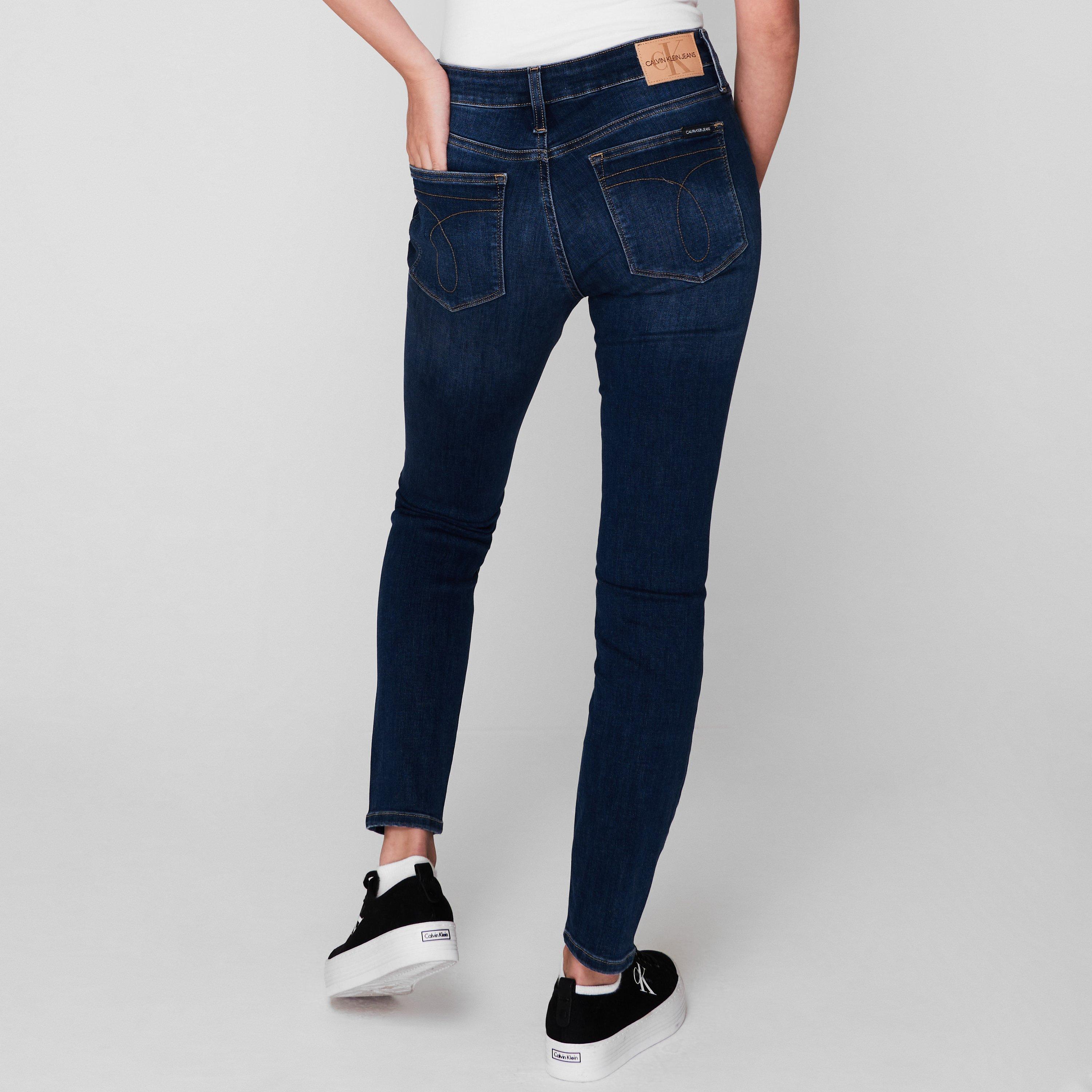 ZZ001 MID BLU - Calvin Klein Jeans - 011 Mid Rise Skinny Jeans - 3