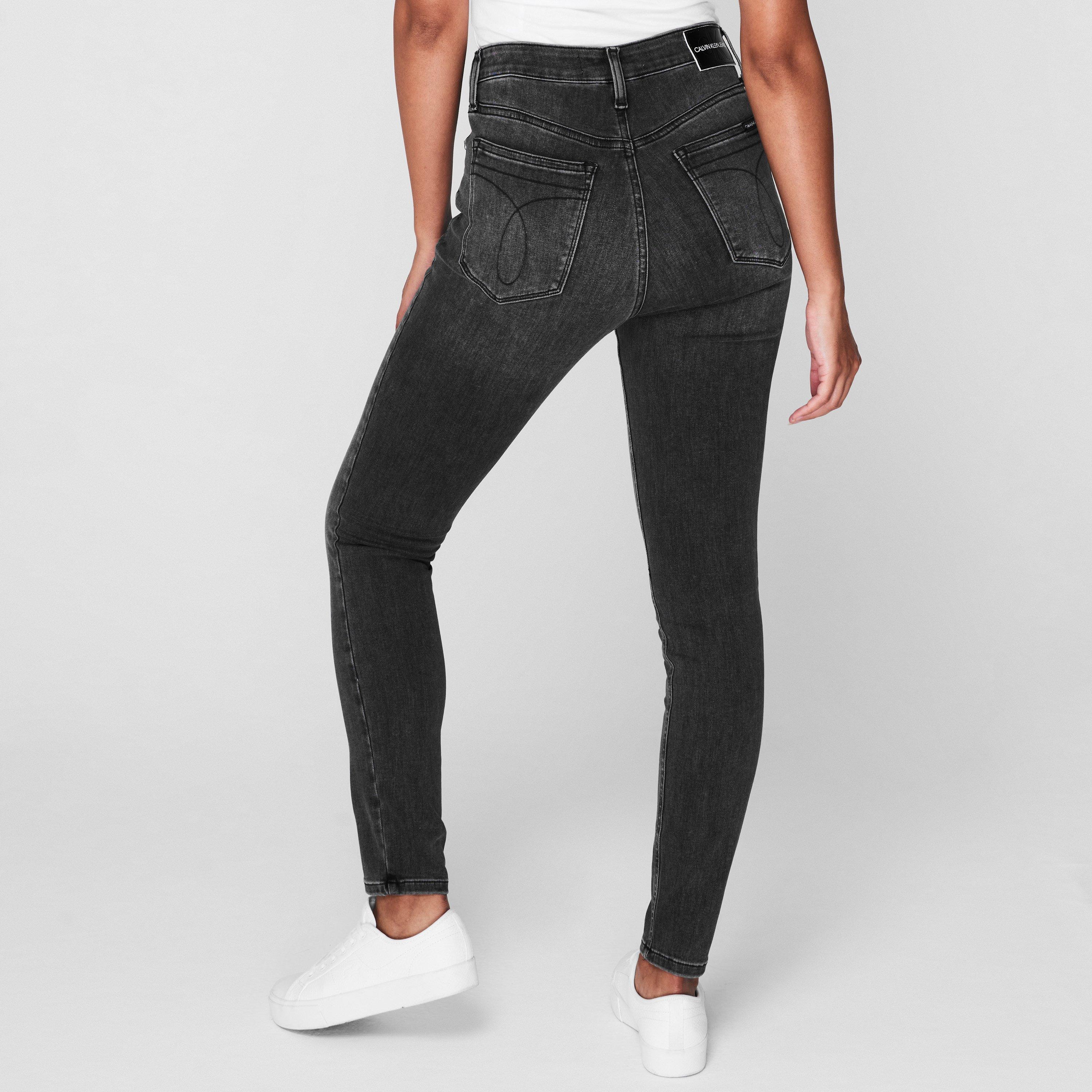ZZ004 GREY - Calvin Klein Jeans - 010 High Rise Skinny Jeans - 3