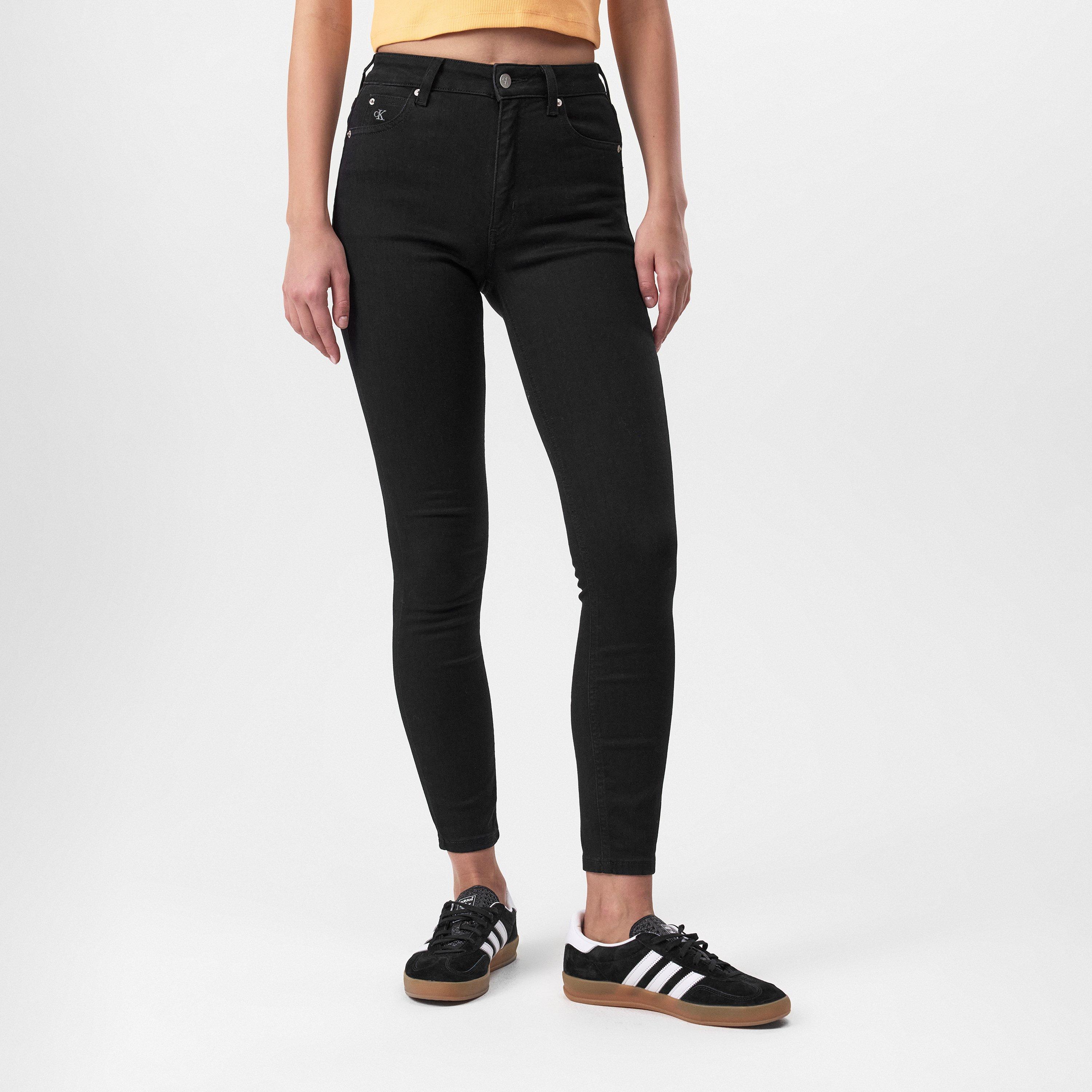Calvin Klein Jeans Women's 010 High Rise Skinny Jeans - Zz003 Black - 27 L34