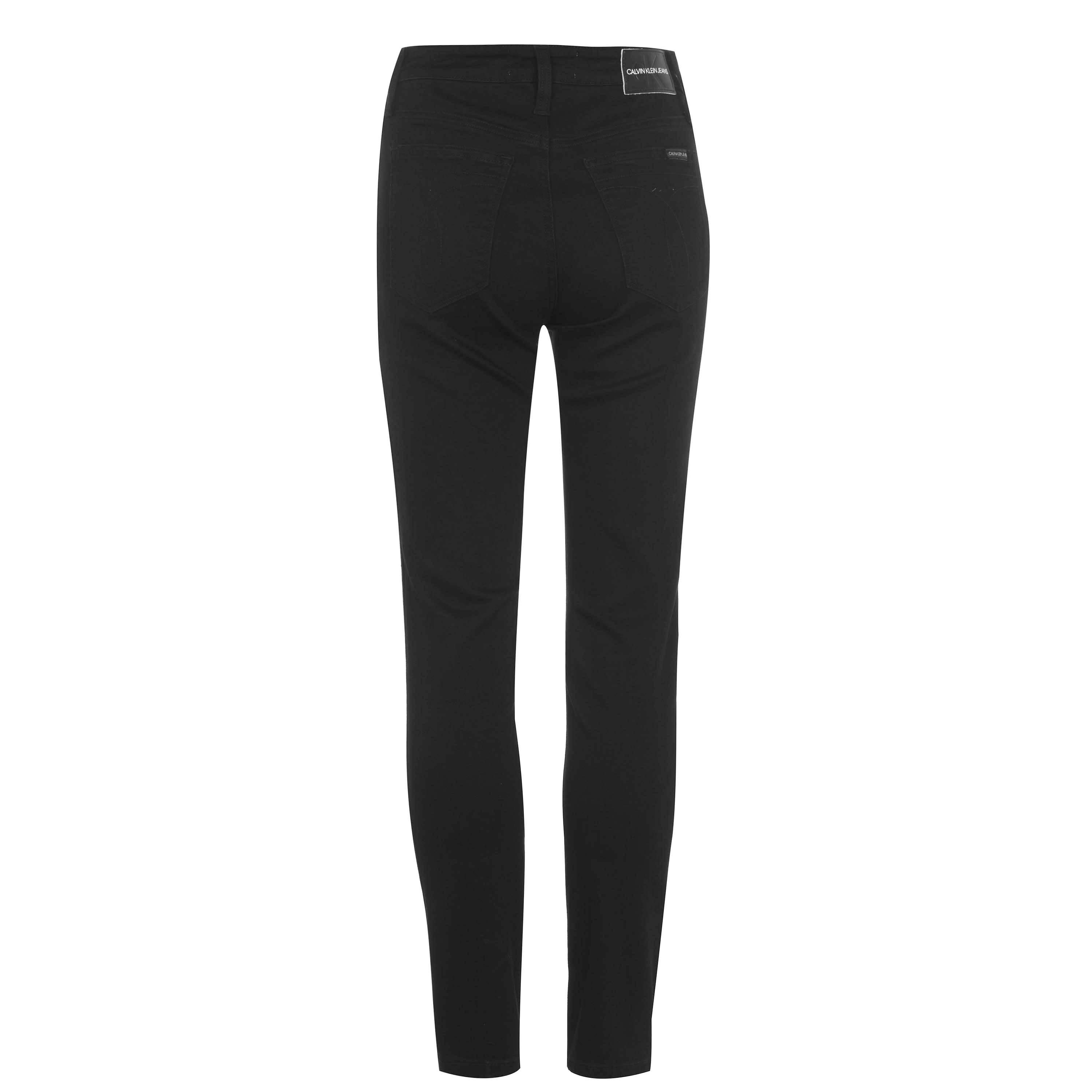 ZZ003 BLACK - Calvin Klein Jeans - 010 High Rise Skinny Jeans - 6