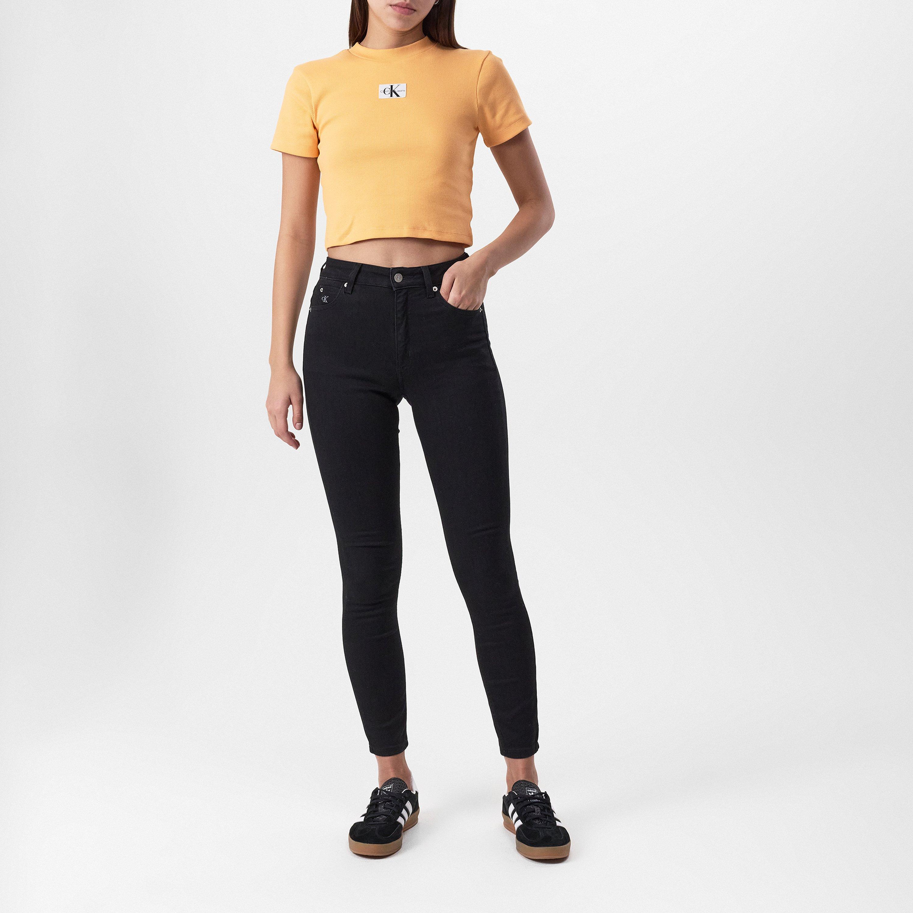 ZZ003 BLACK - Calvin Klein Jeans - 010 High Rise Skinny Jeans - 4