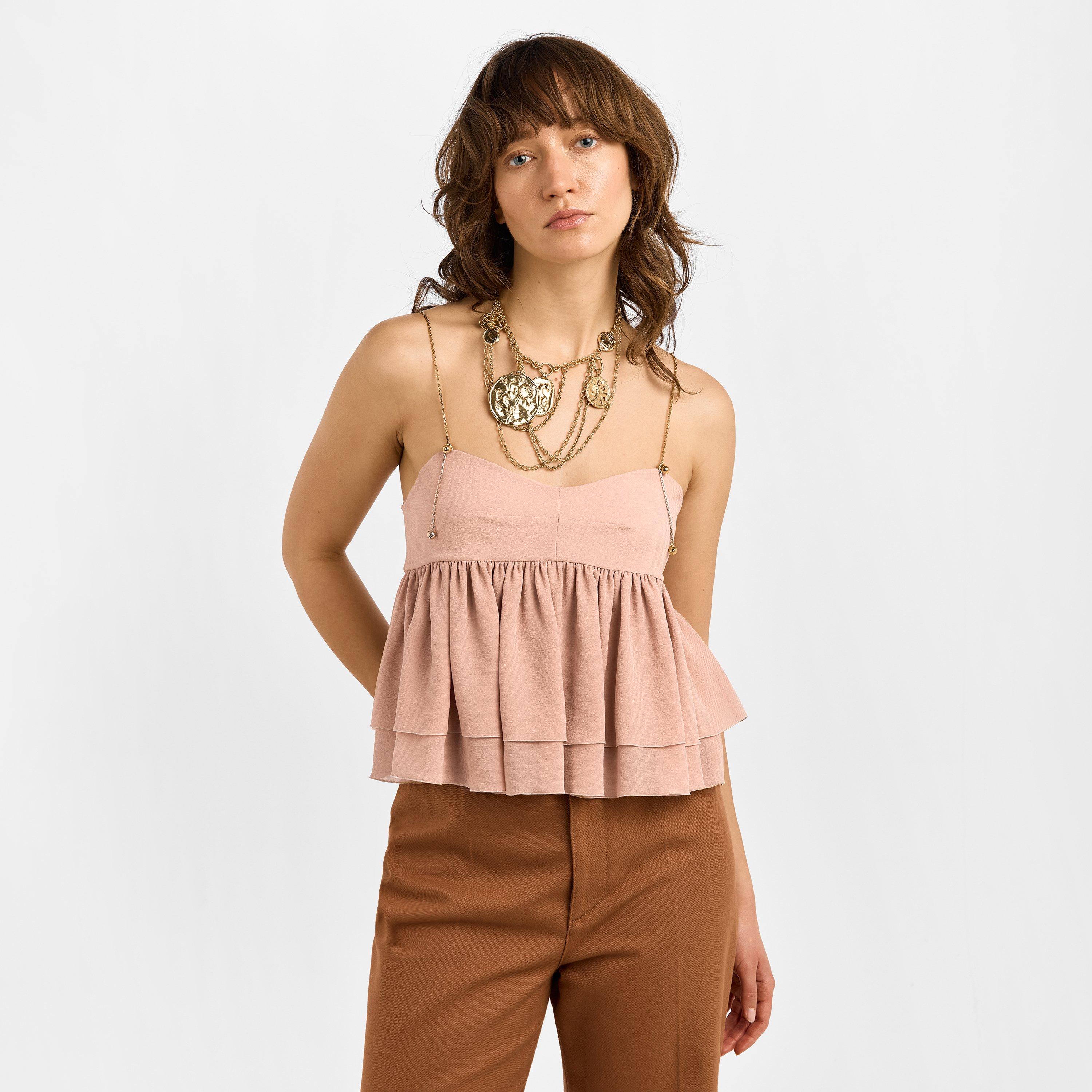 Biscuit Pink - Chloe - Chloe Ruffle Cami Ld62 - 3