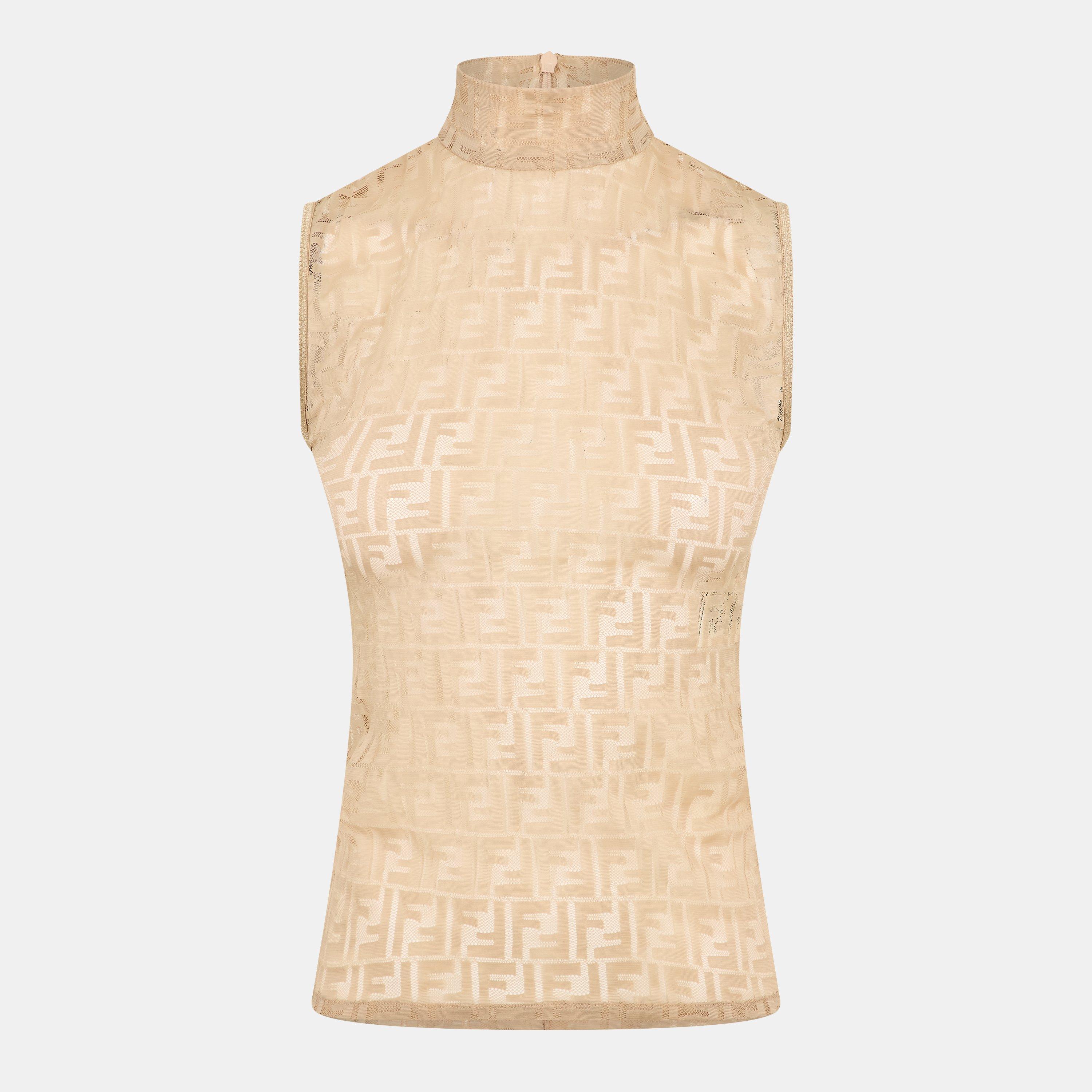 Mou 26 - Fendi - Women's Lace Tank Vest - 1