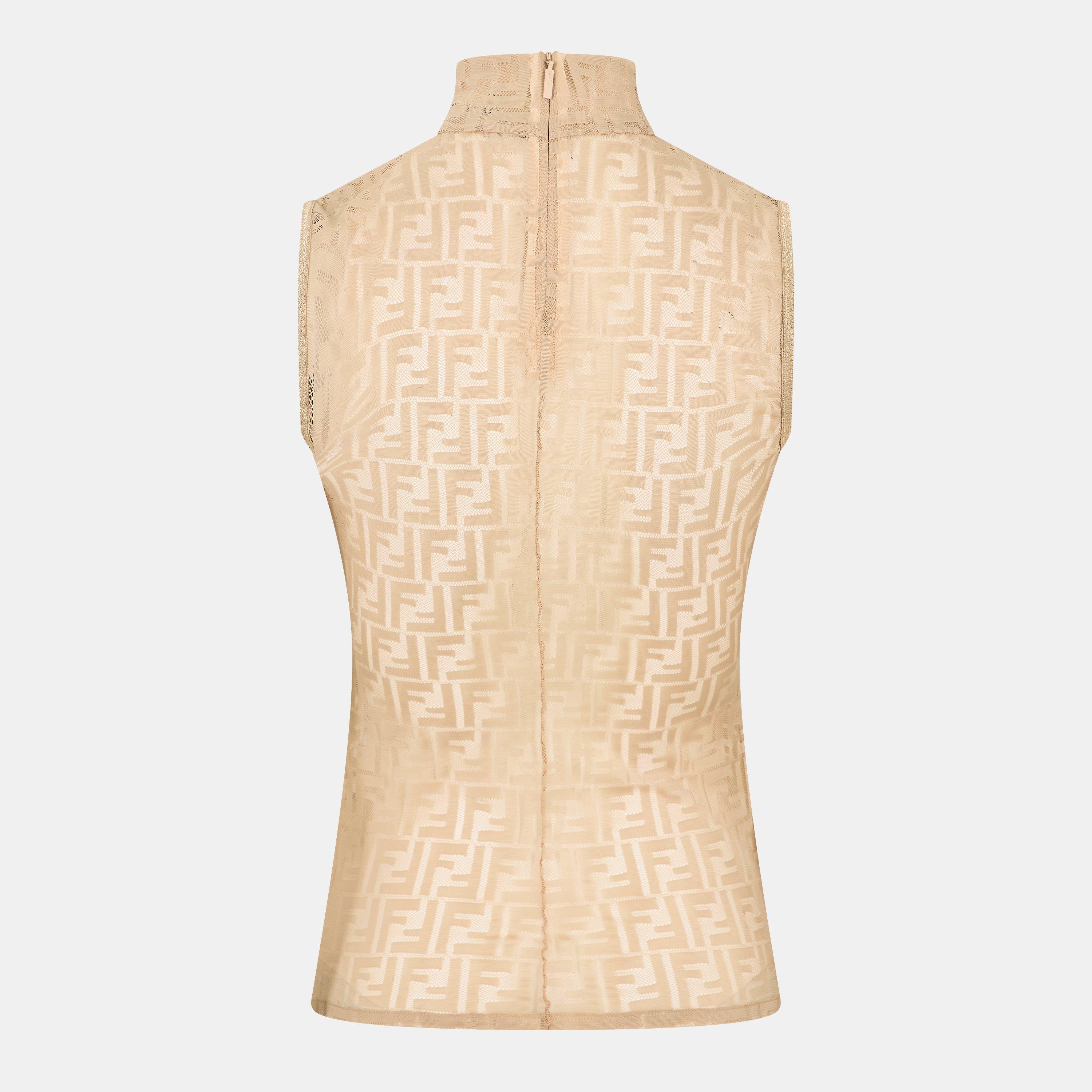 Mou 26 - Fendi - Women's Lace Tank Vest - 2