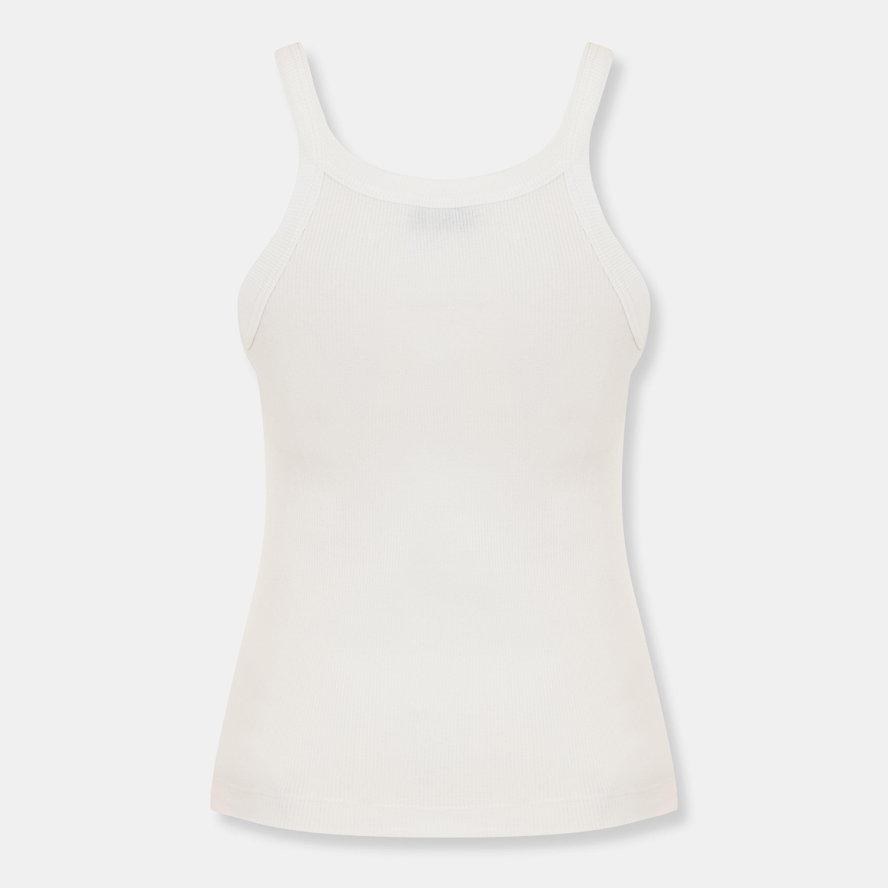 White - Fendi - Women's Ribbed Tank Vest - 2