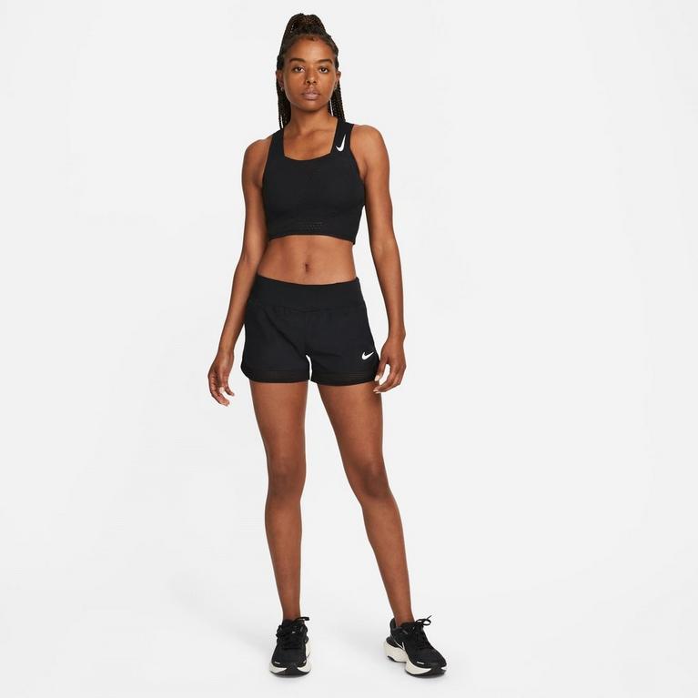 Noir/Blanc - Nike - Dri-FIT ADV AeroSwift Women's Running Crop Top - 6