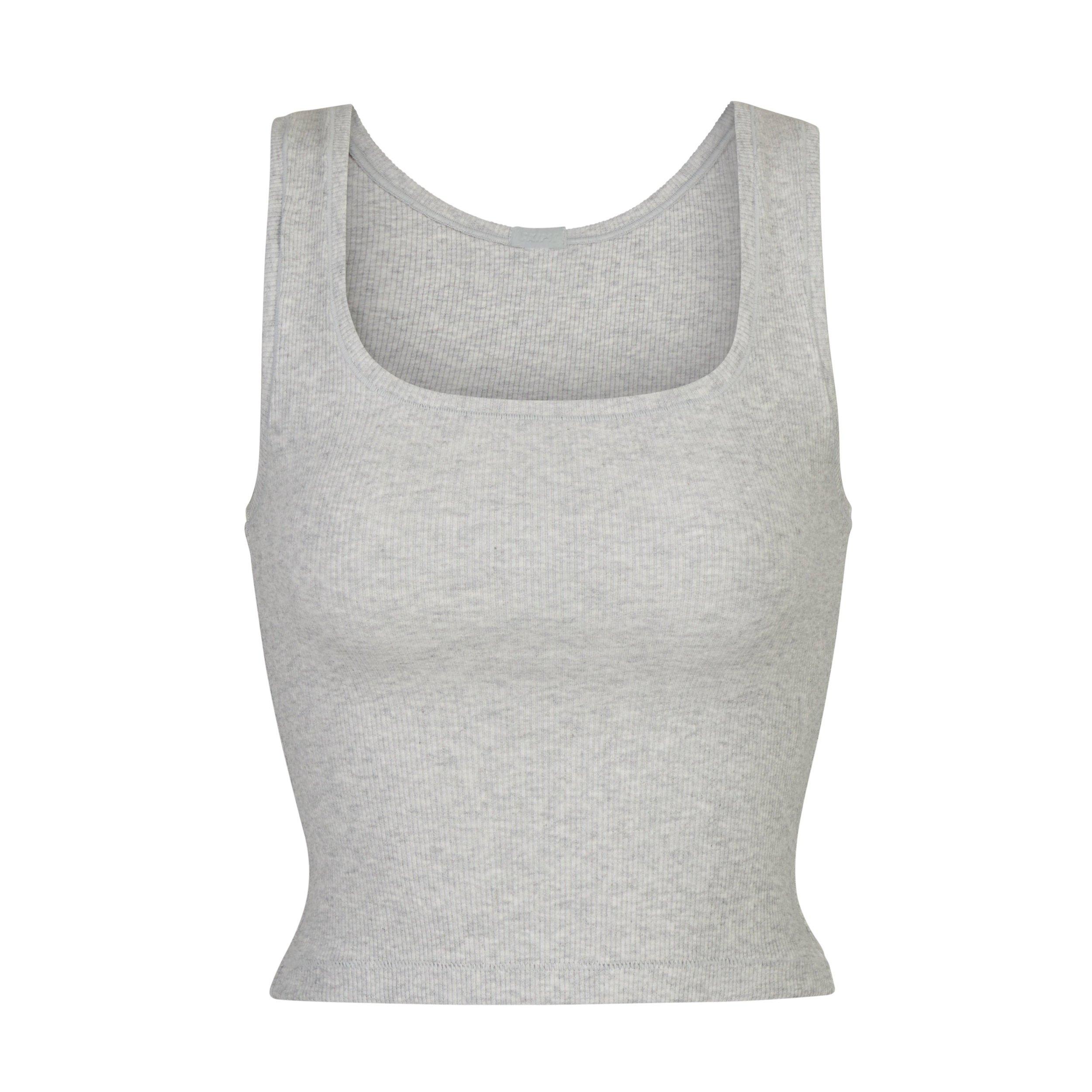 SKIMS Womens Cotton Rib Tank | Flannels