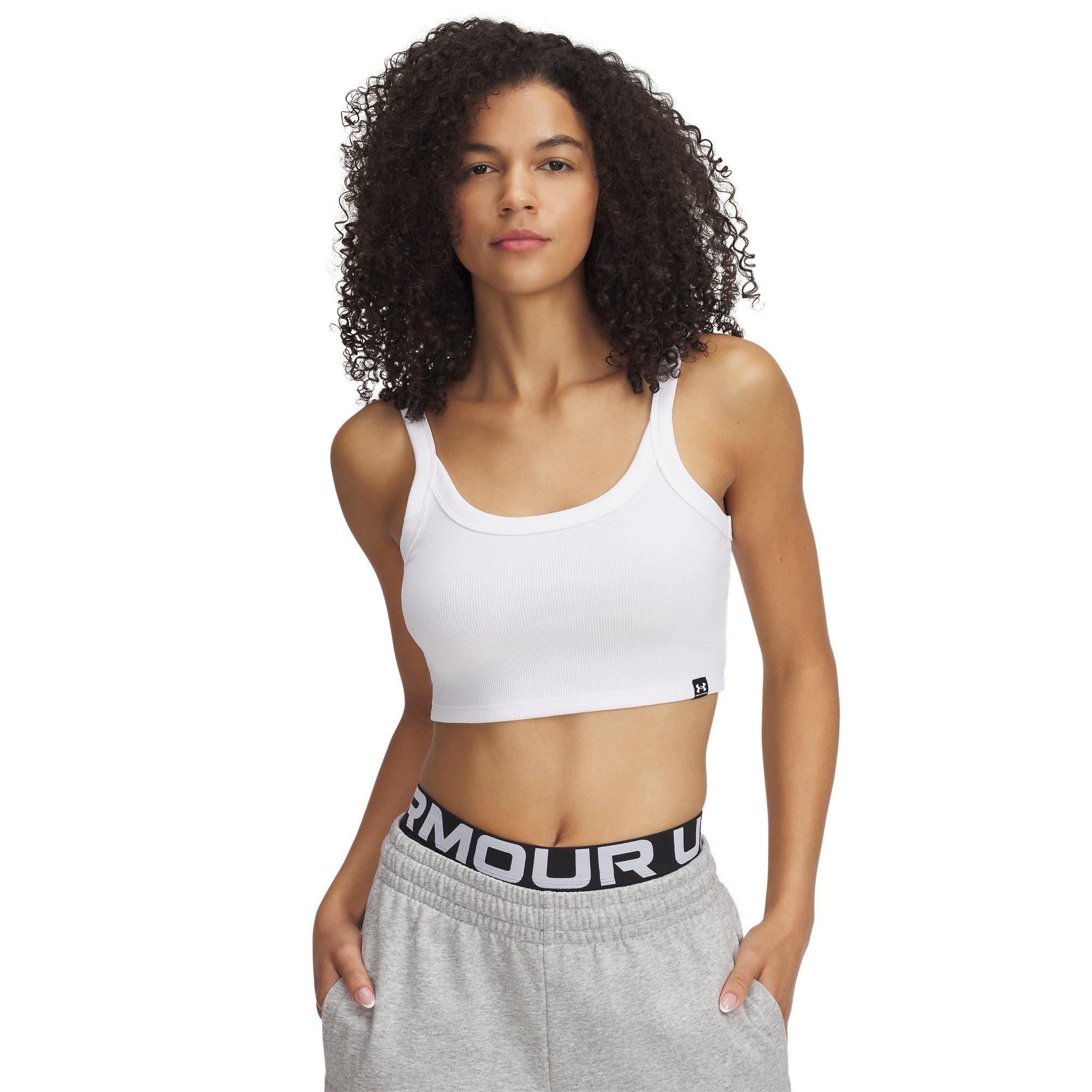 Under Armour Women's Rib Tank Top Vest - White - 18 (2XL)