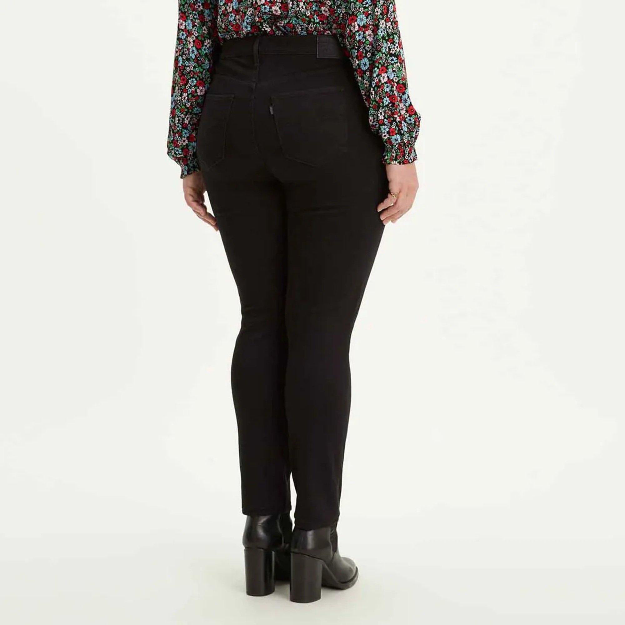 Black - Levis - Women's High Rise Long Shot Skinny Jeans - 3