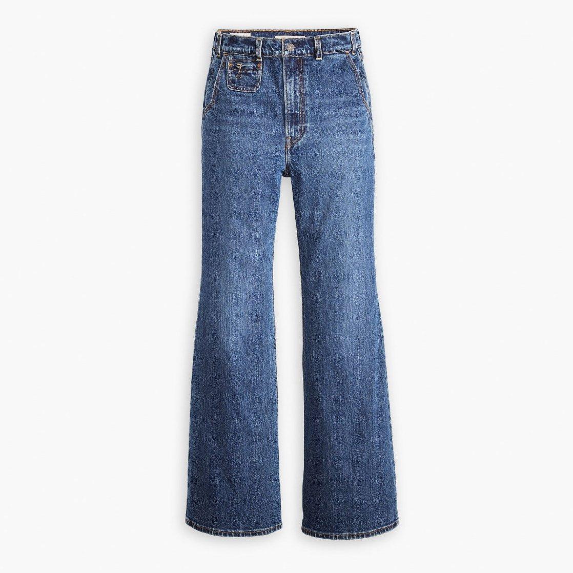 Levis Women's Ribcage Bells Vintage Moment Skinny Jeans - Motm - 32 L32