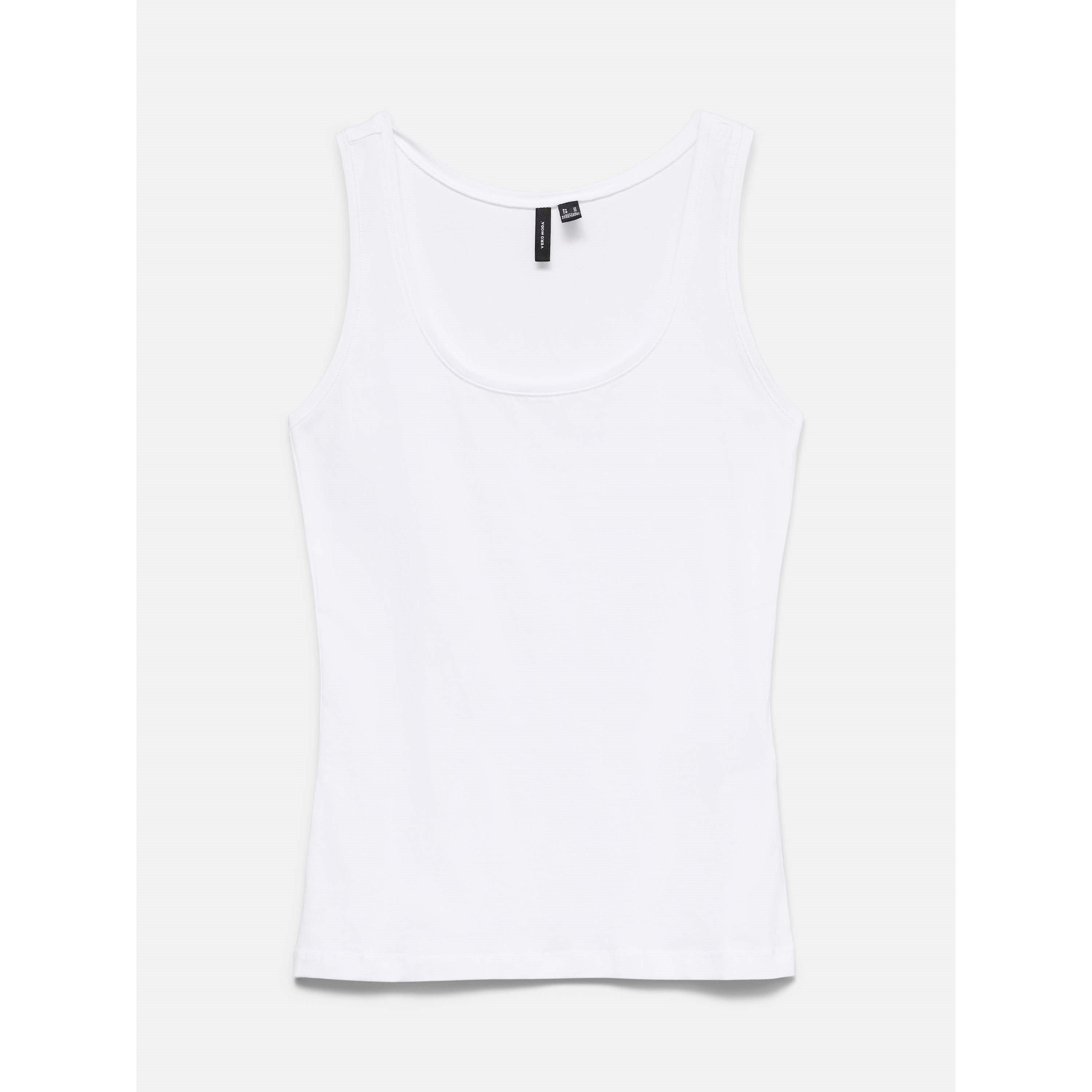 Vero Moda Women's Lulu Tank Vest - Bright White - 10 (S)