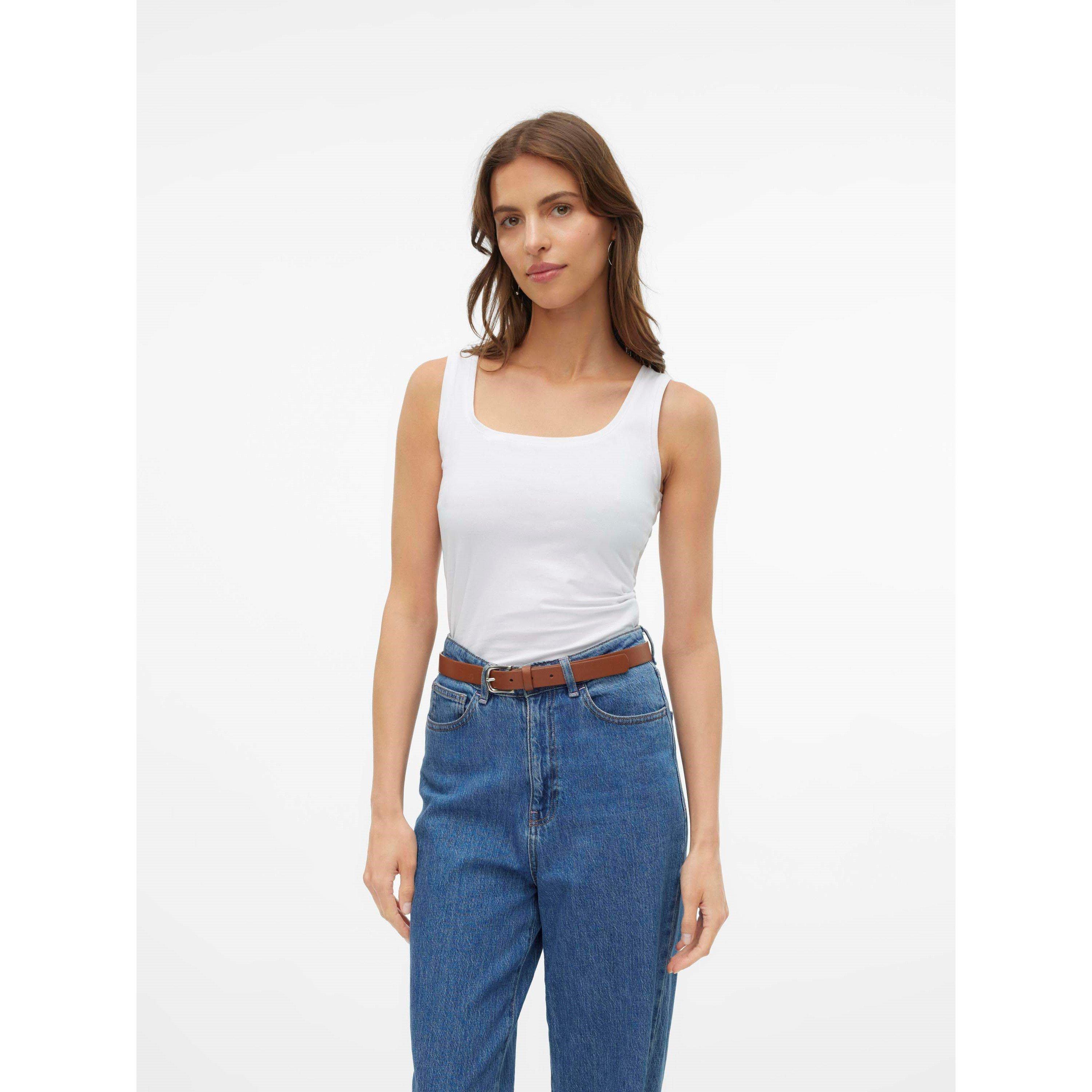 Helder Wit - Vero Moda - Women's Lulu Tank Vest - 2