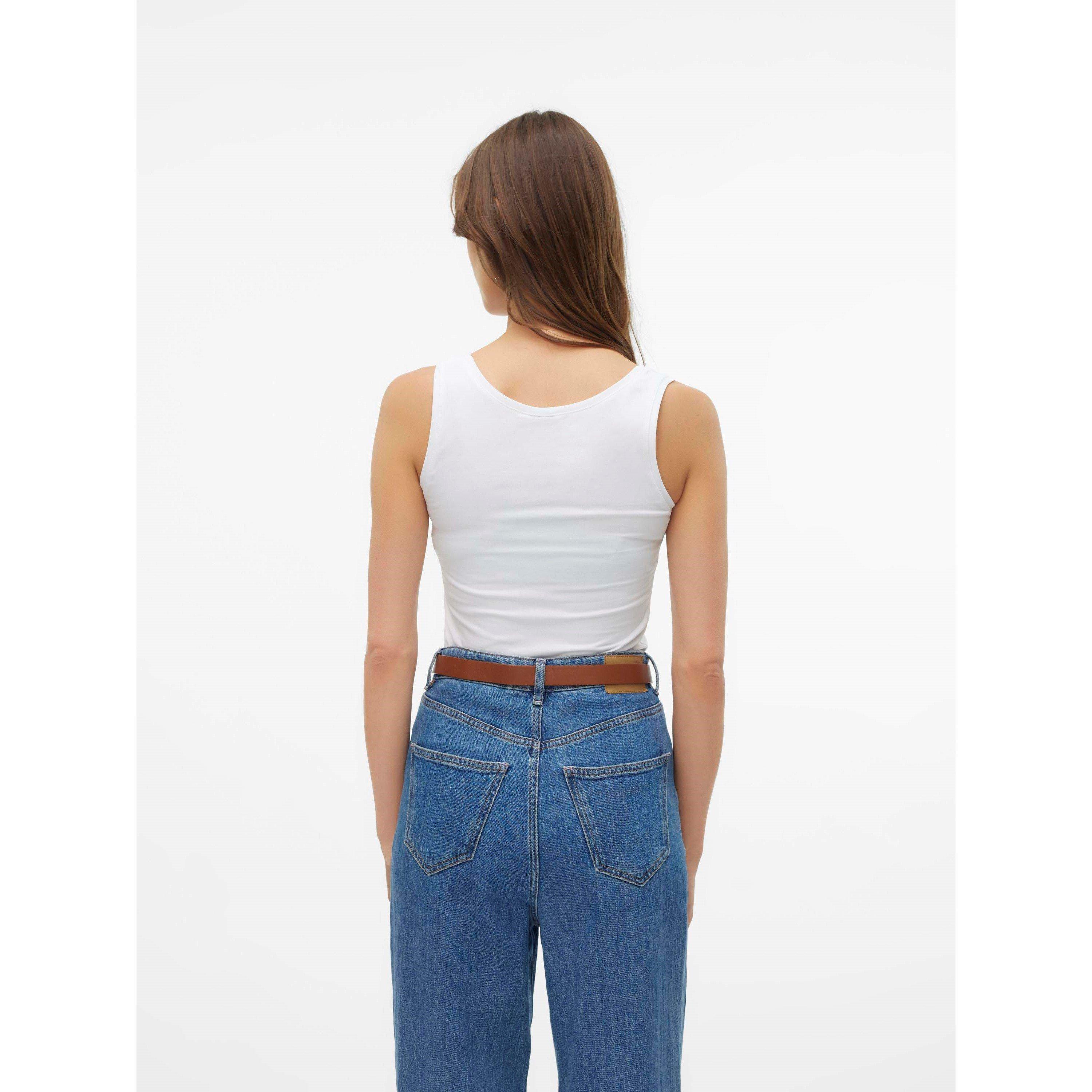 Helder Wit - Vero Moda - Women's Lulu Tank Vest - 3