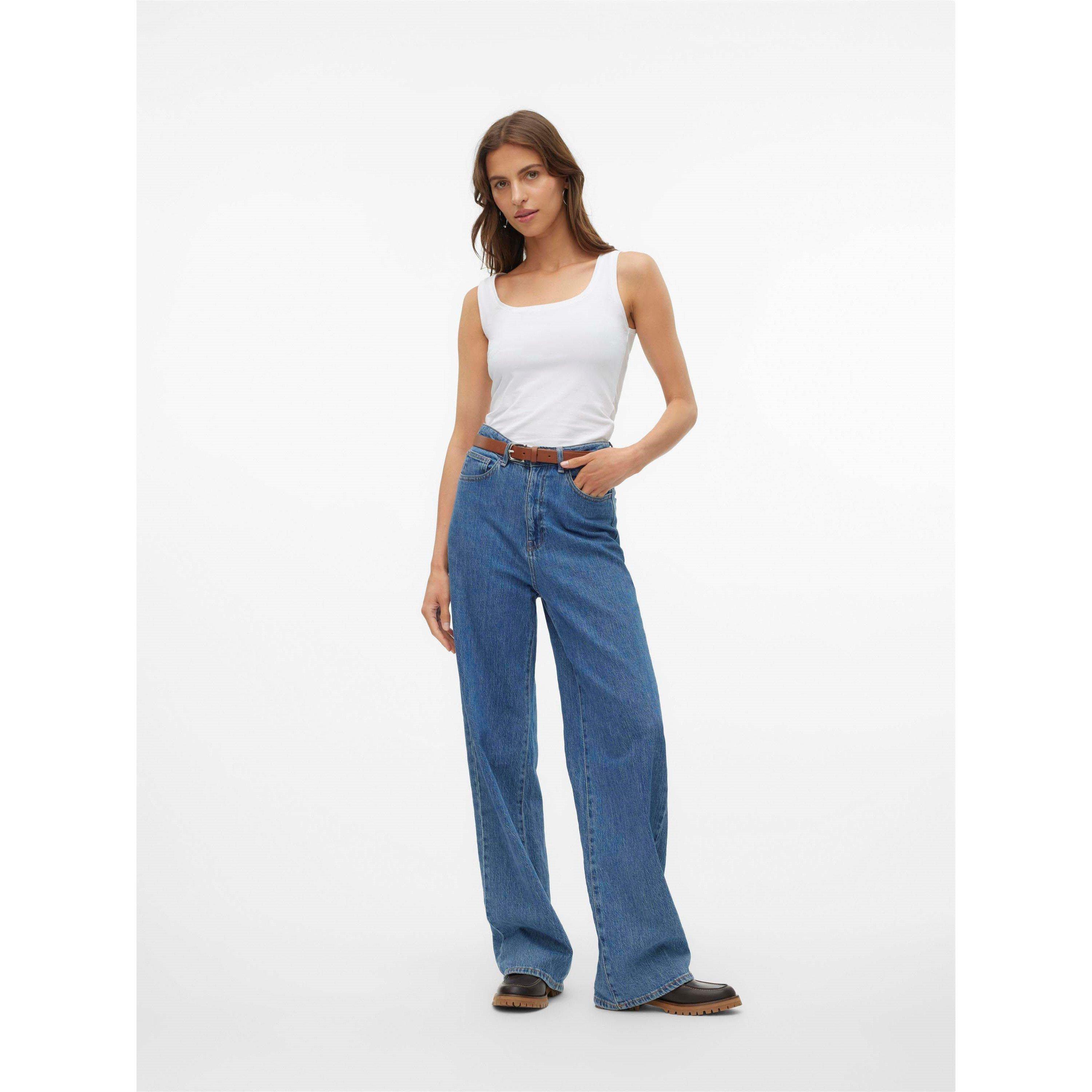 Helder Wit - Vero Moda - Women's Lulu Tank Vest - 6