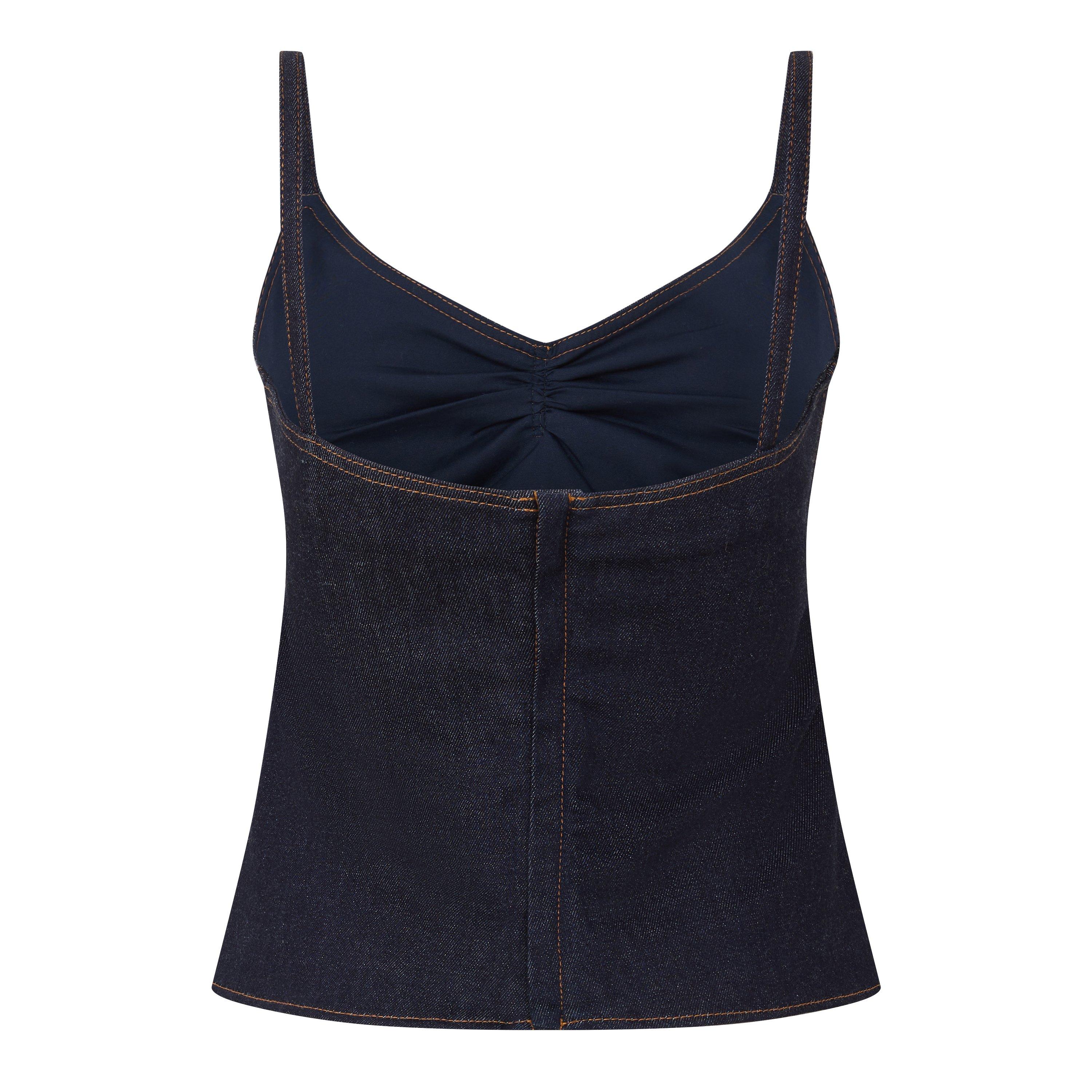 Dark Navy - Jacquemus - Women's Le Haut De-Nimes Pina Cami Top - 2
