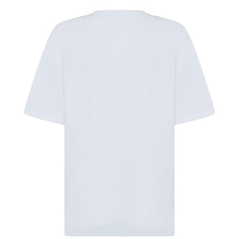 Blanc éclatant - Calvin Klein Performance - Calvin Klein Jeans logo monogram cropped sweatshirt in black - 2