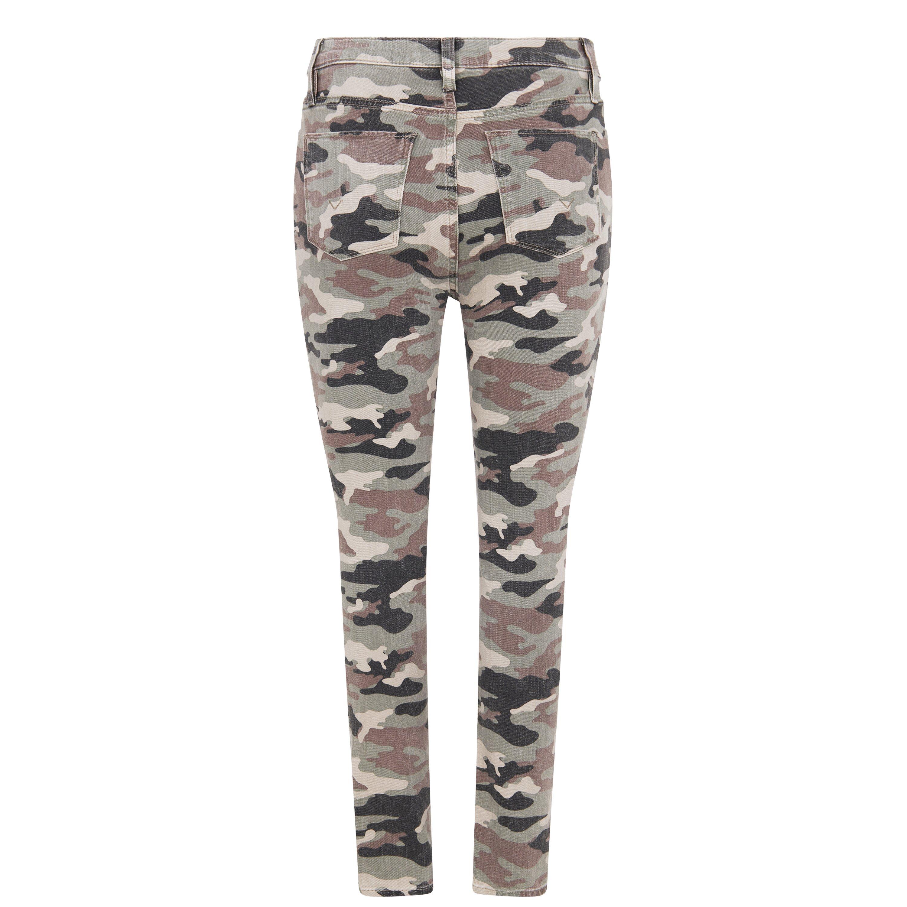 SLIDT CAMOUFLAGE - Hudson - Barbara High Rise Super Skinny Jeans - 6