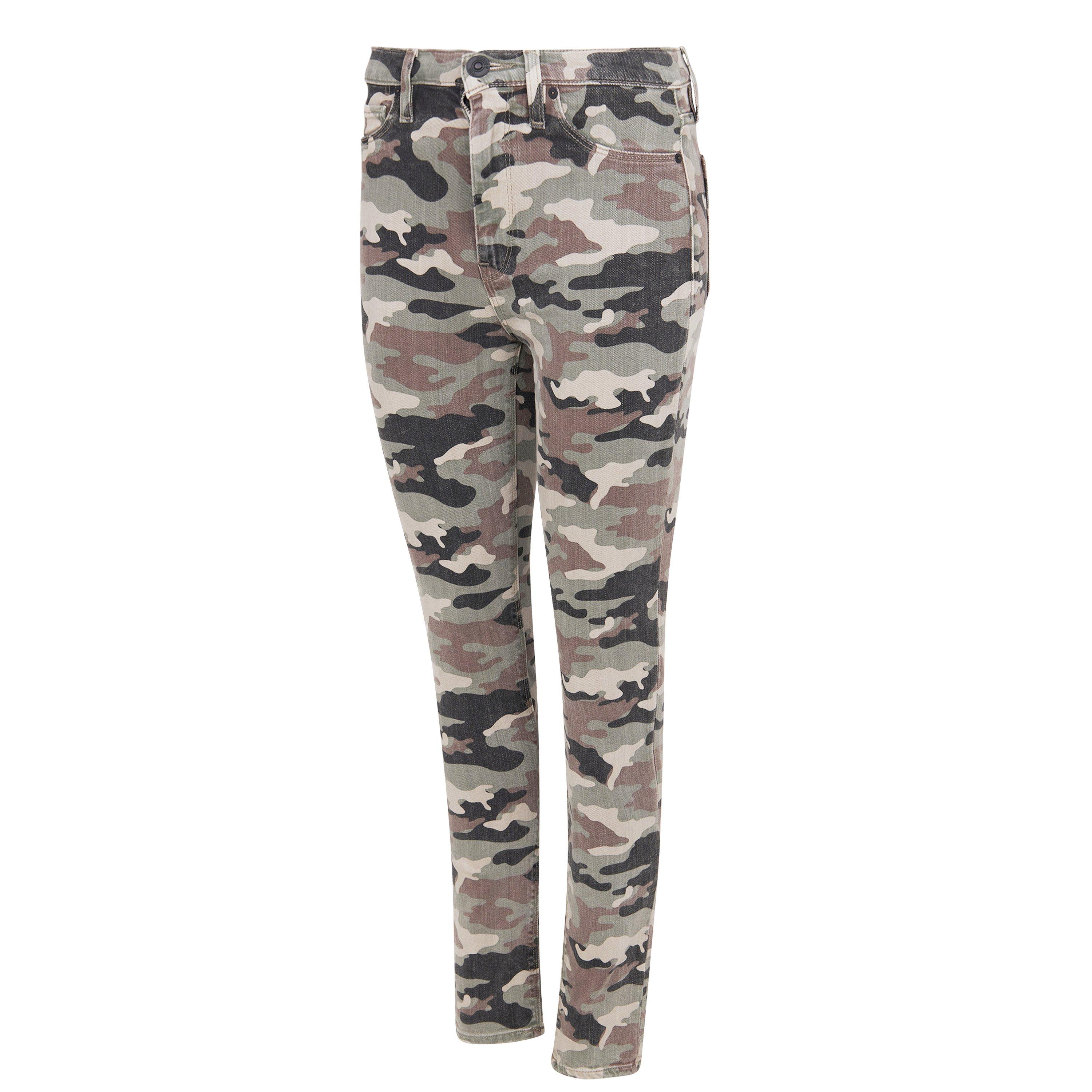 SLIDT CAMOUFLAGE - Hudson - Barbara High Rise Super Skinny Jeans - 7
