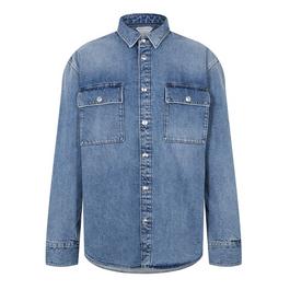 Bottega Veneta Medium Washed Denim Shirt