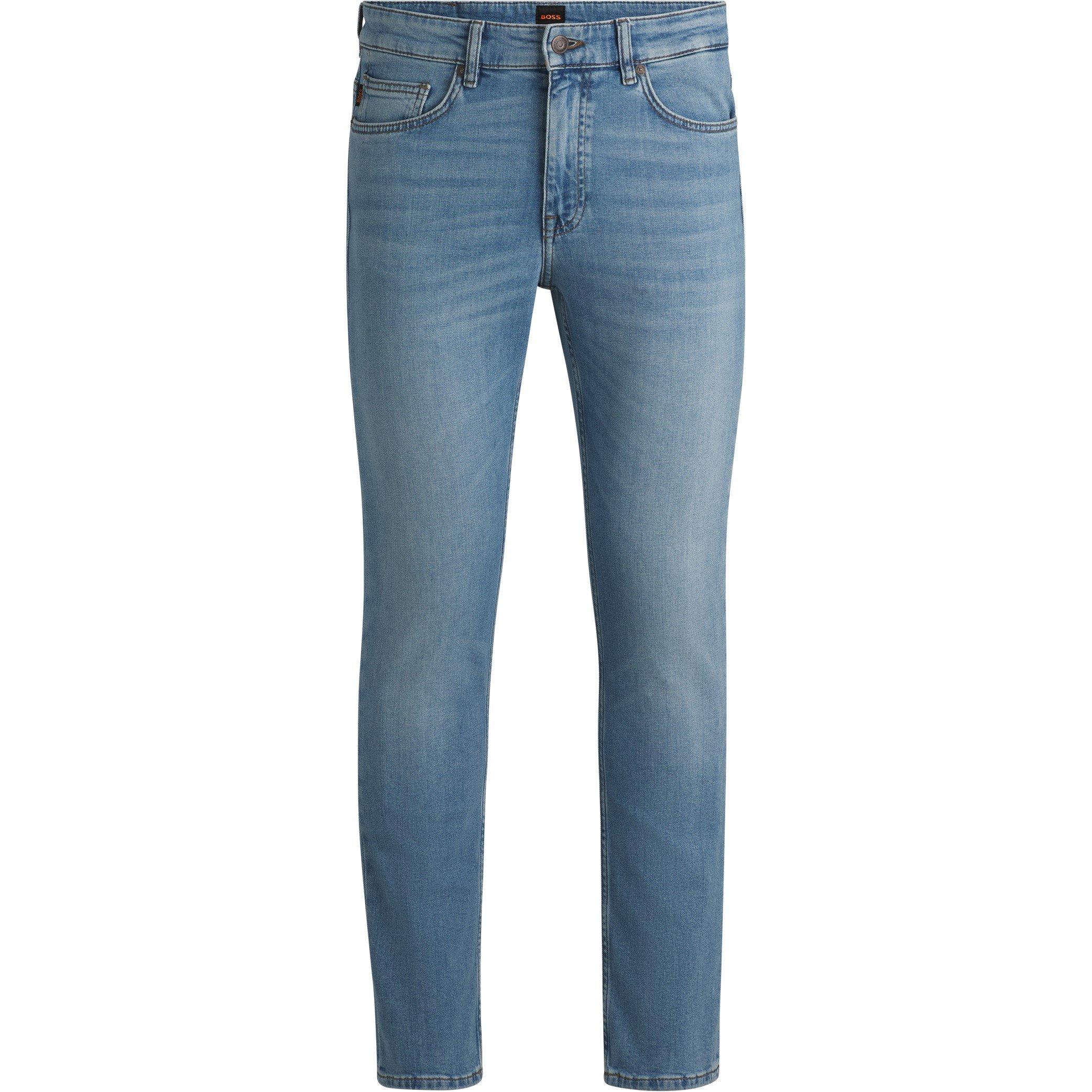 Boss Men's Delaware Slim-Fit Jeans, Modern Silhouette - Bright Blue 430 - 38W R