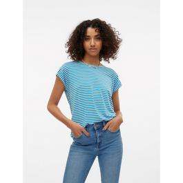 Vero Moda VM Ava Plain Shirt Sleeve T Shirt Womens