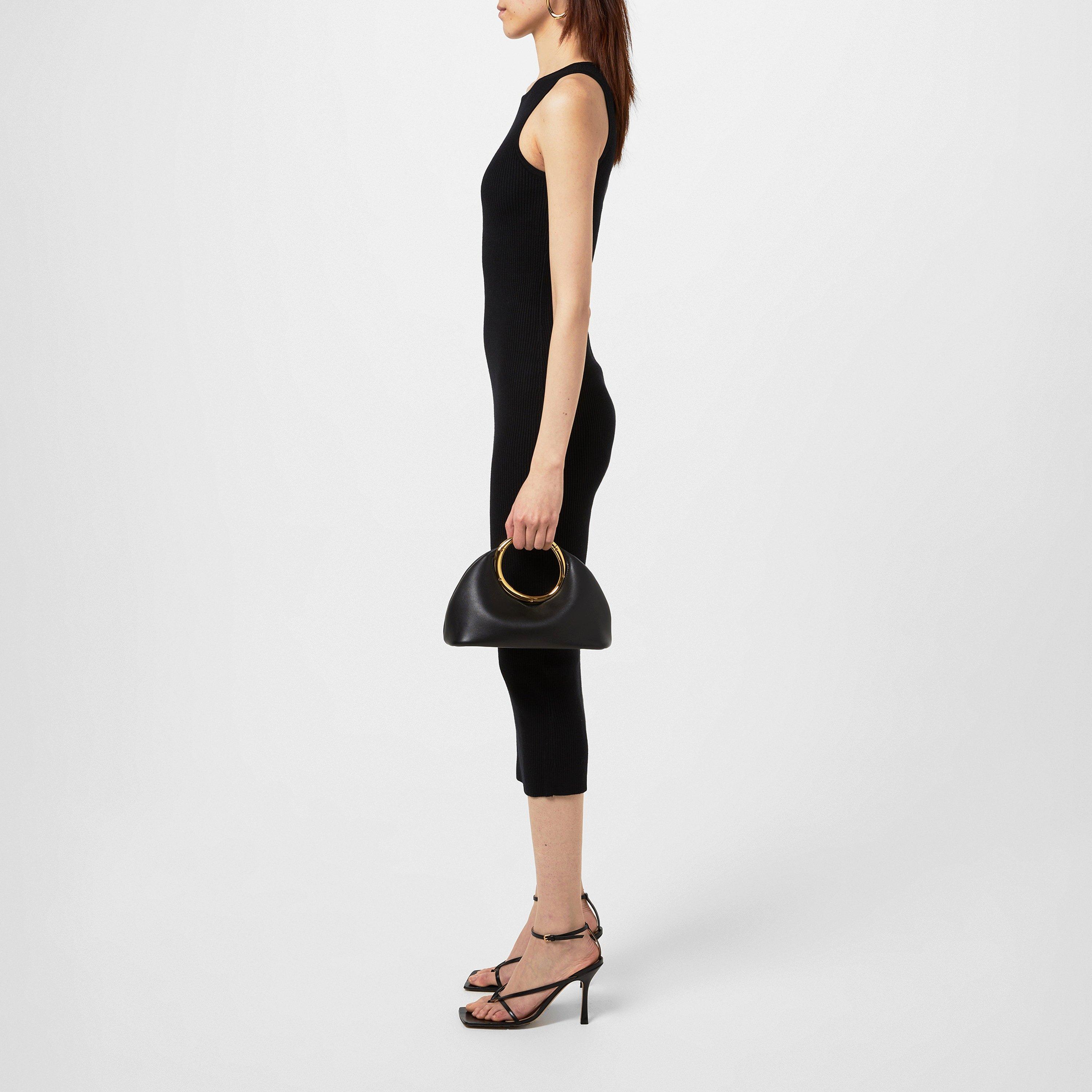 Black - Pretty Lavish - Billie Ribbed Midi Dress - 2