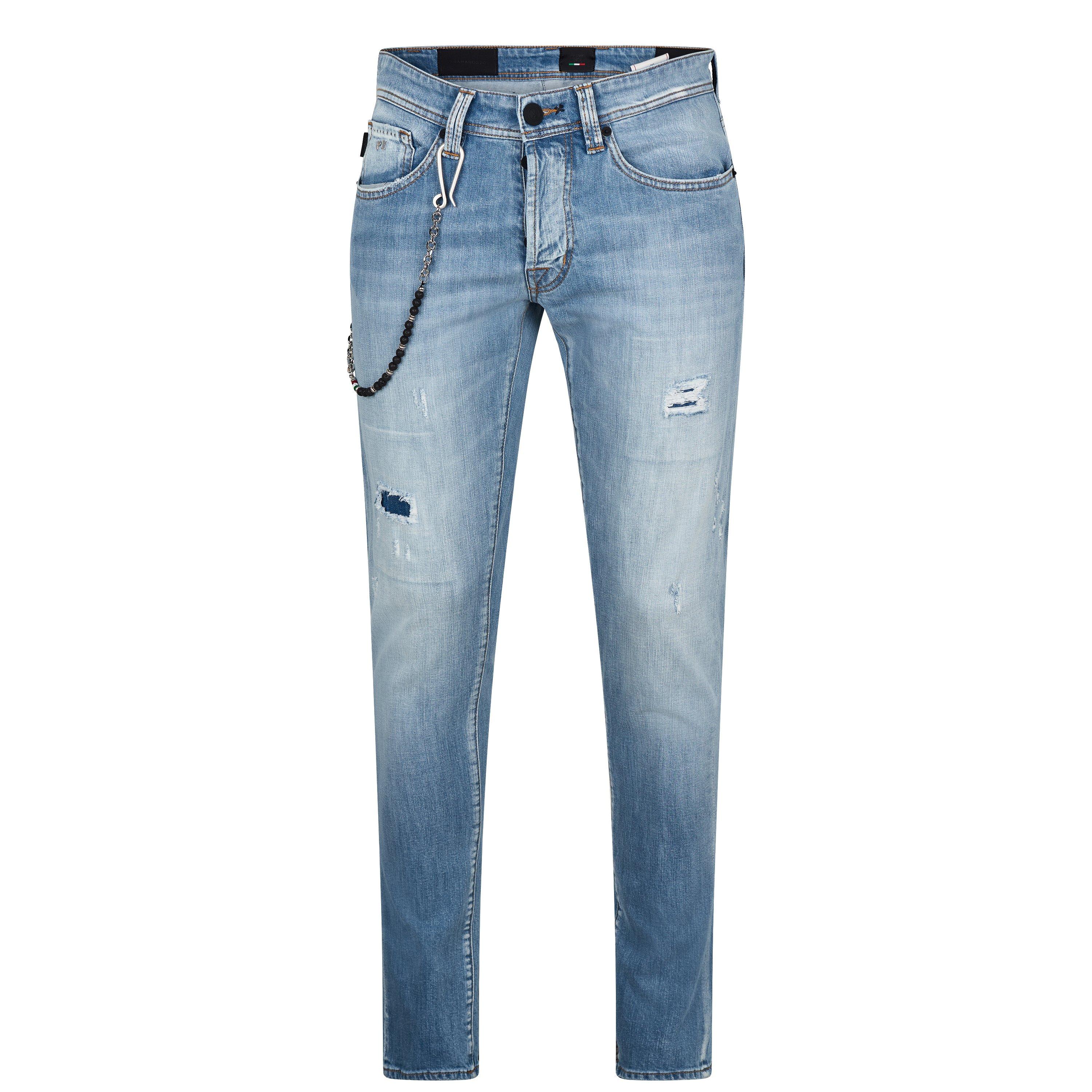 Sartoria Tramarossa Destroyed Jeans Slim Jeans Cruise Fashion