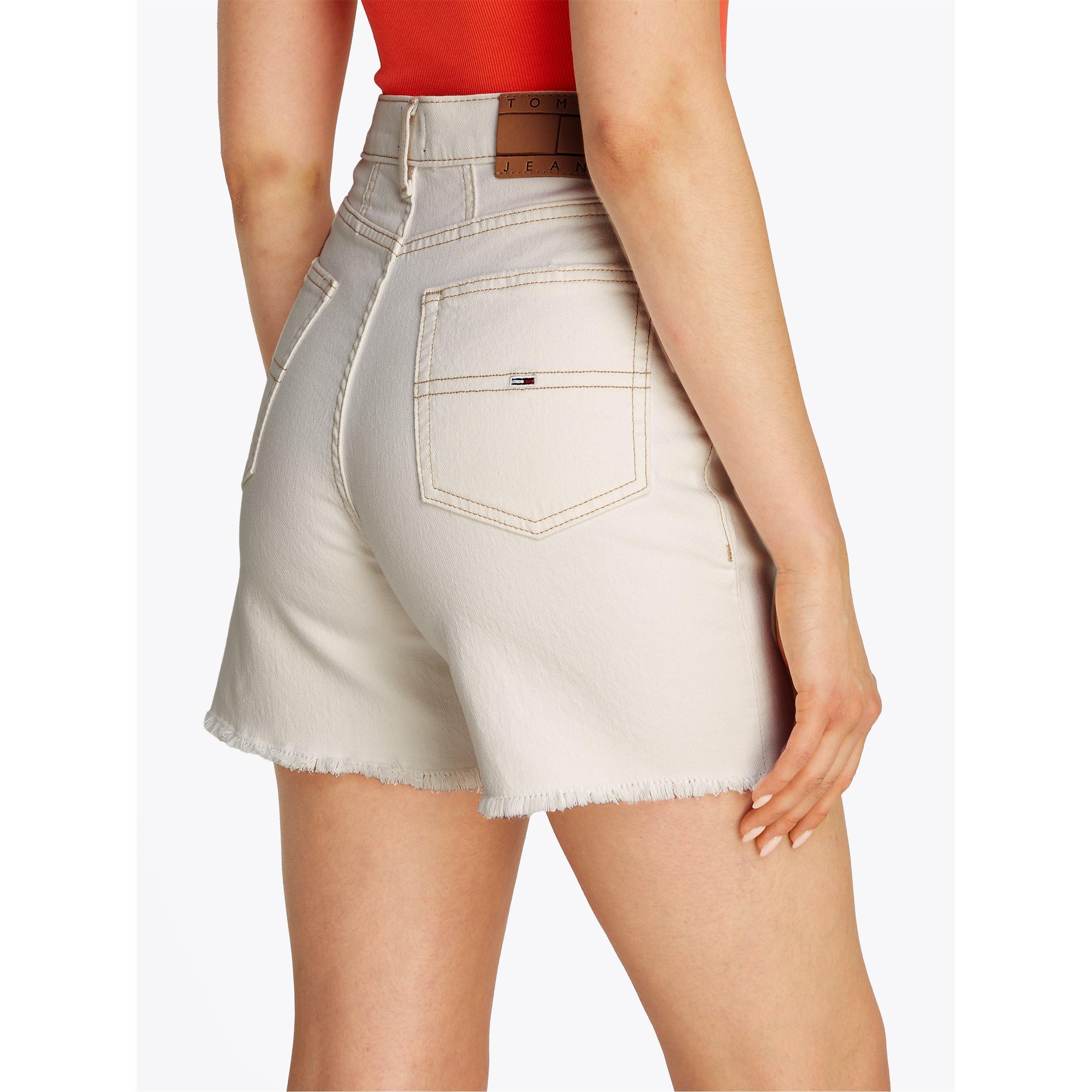 Denim Weiß - Tommy Jeans - Women's Mom Denim Shorts - 4