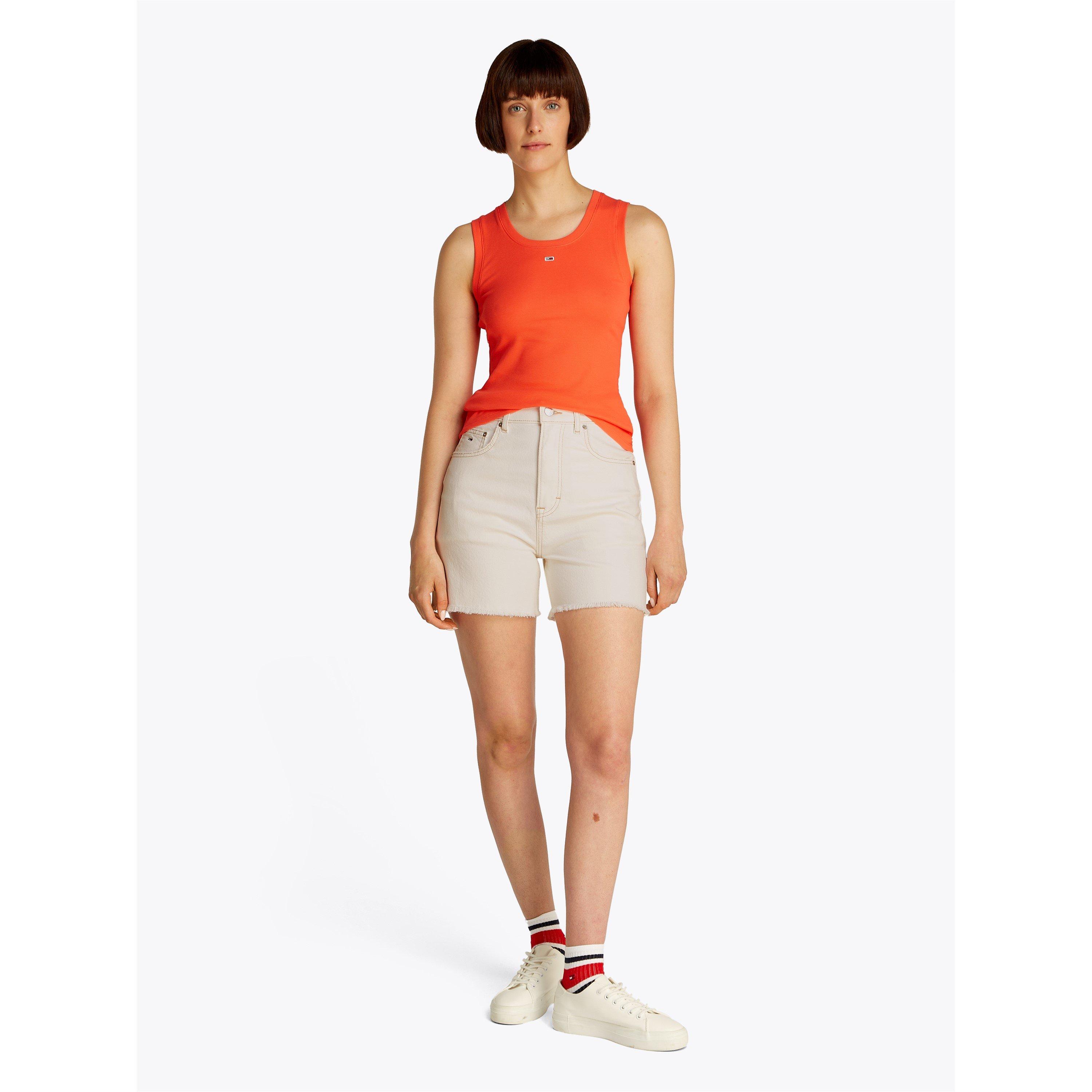 Denim Weiß - Tommy Jeans - Women's Mom Denim Shorts - 5