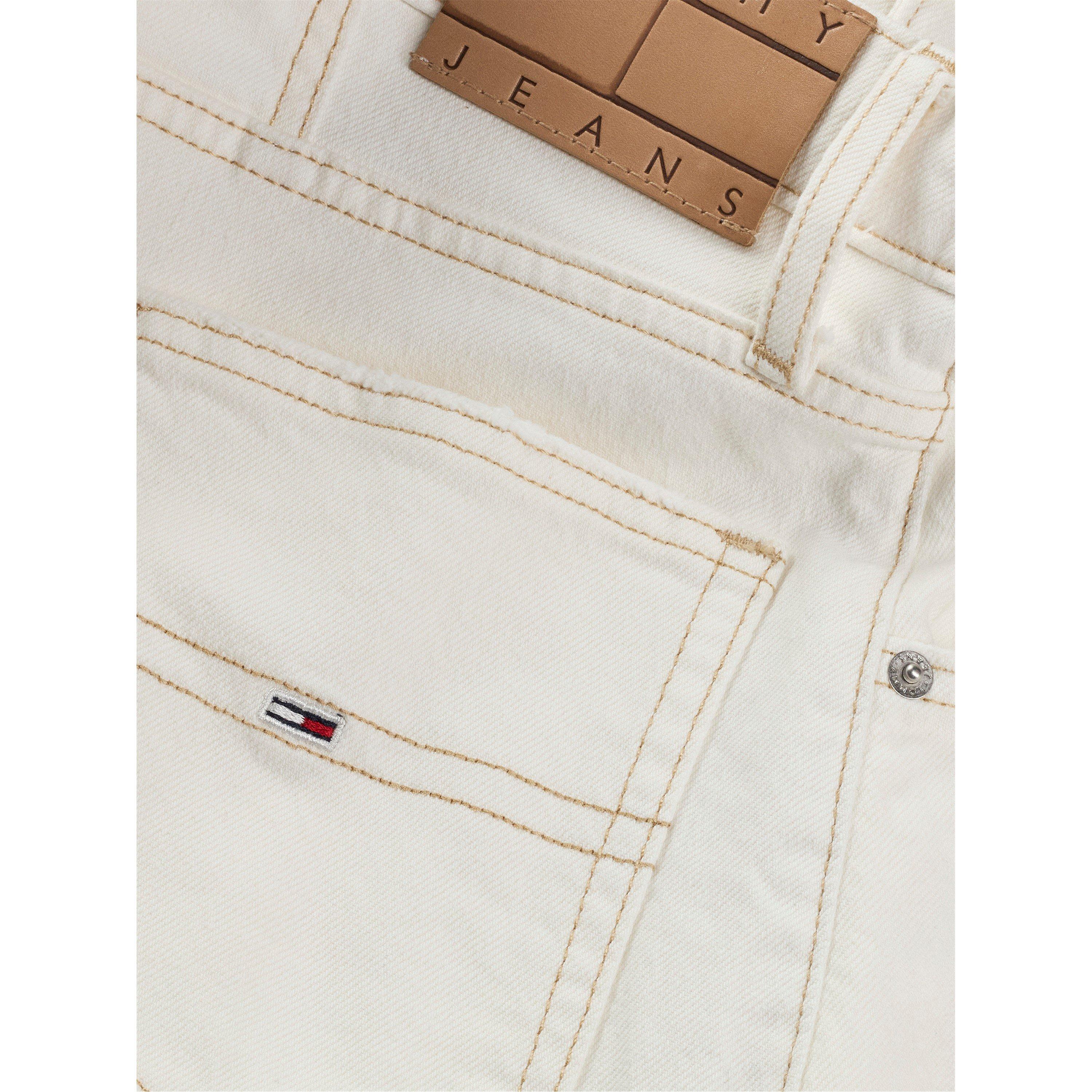 Denim Weiß - Tommy Jeans - Women's Mom Denim Shorts - 7