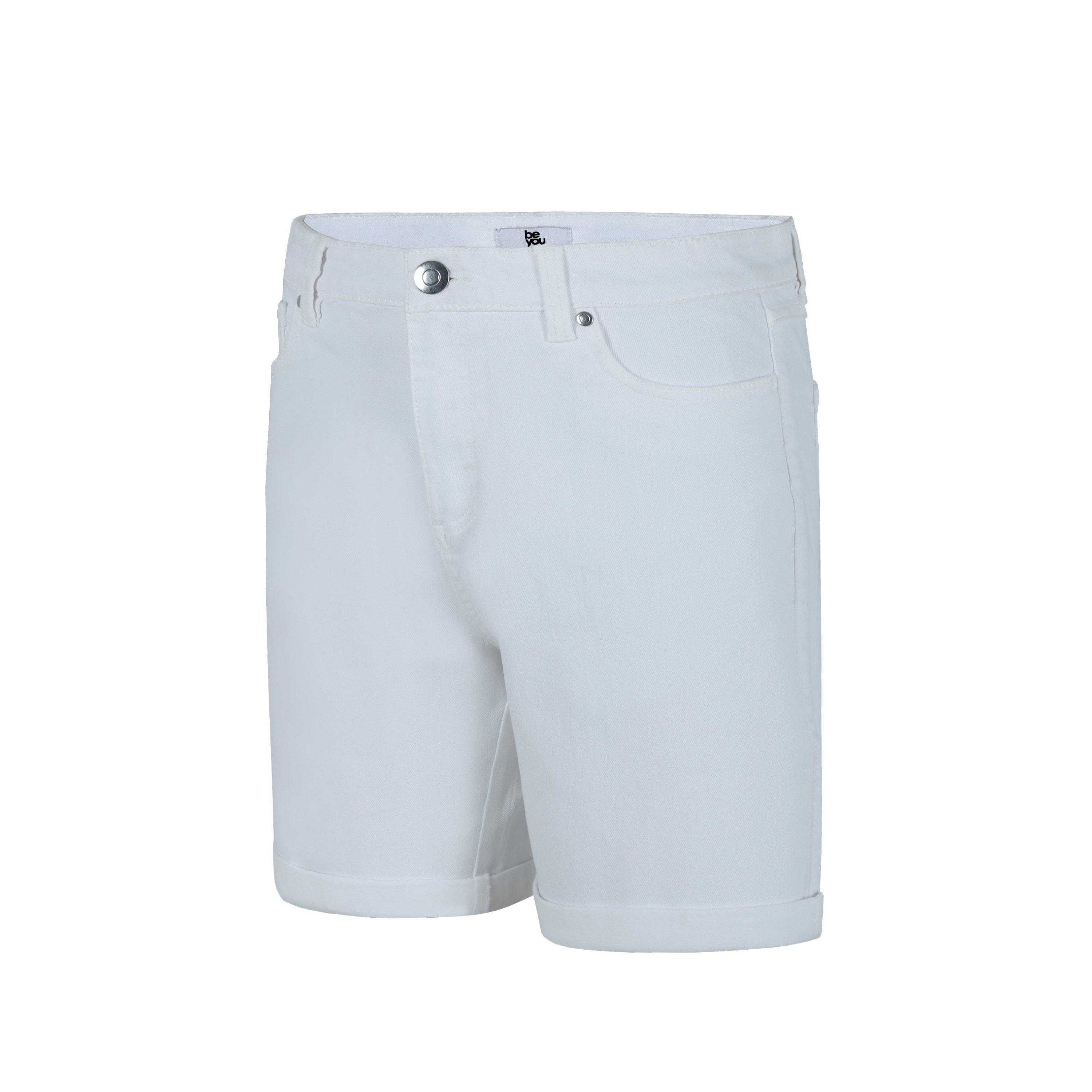 Weiß - Be You - Women's Knee-Length Denim Shorts - 3