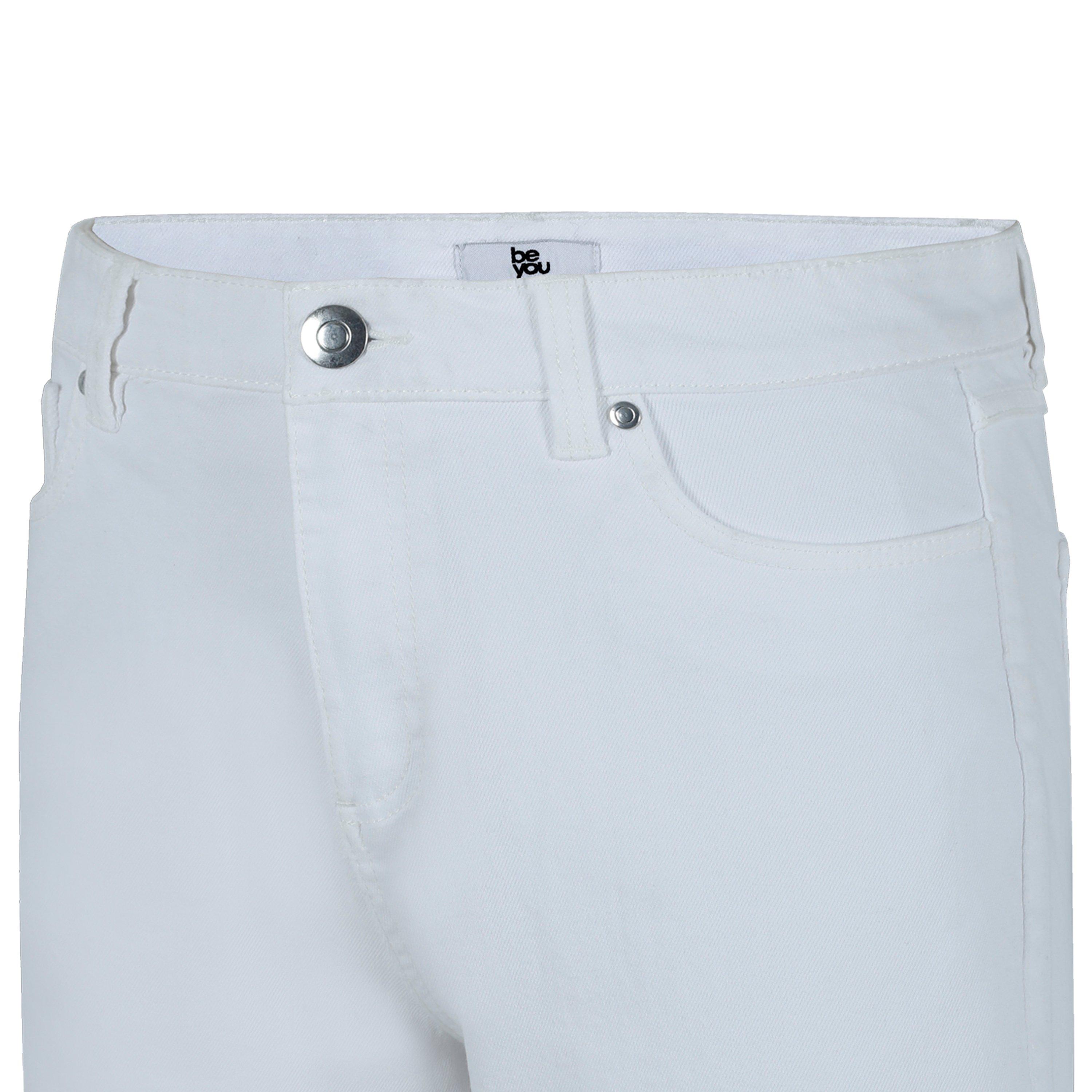 Weiß - Be You - Women's Knee-Length Denim Shorts - 4
