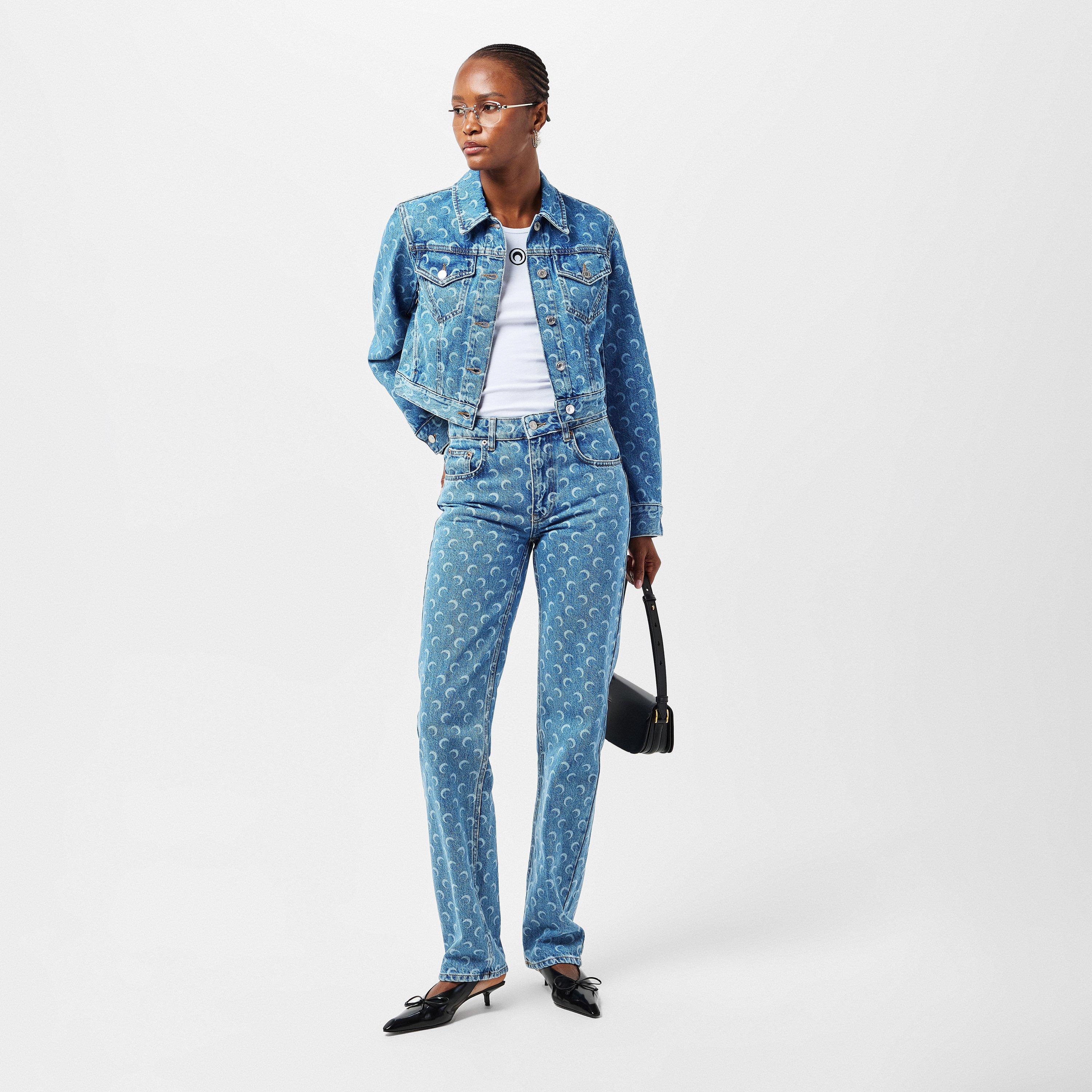 Ms. Moon Marine Serre Women's MS Moon Straight Leg Jeans | FRASERS