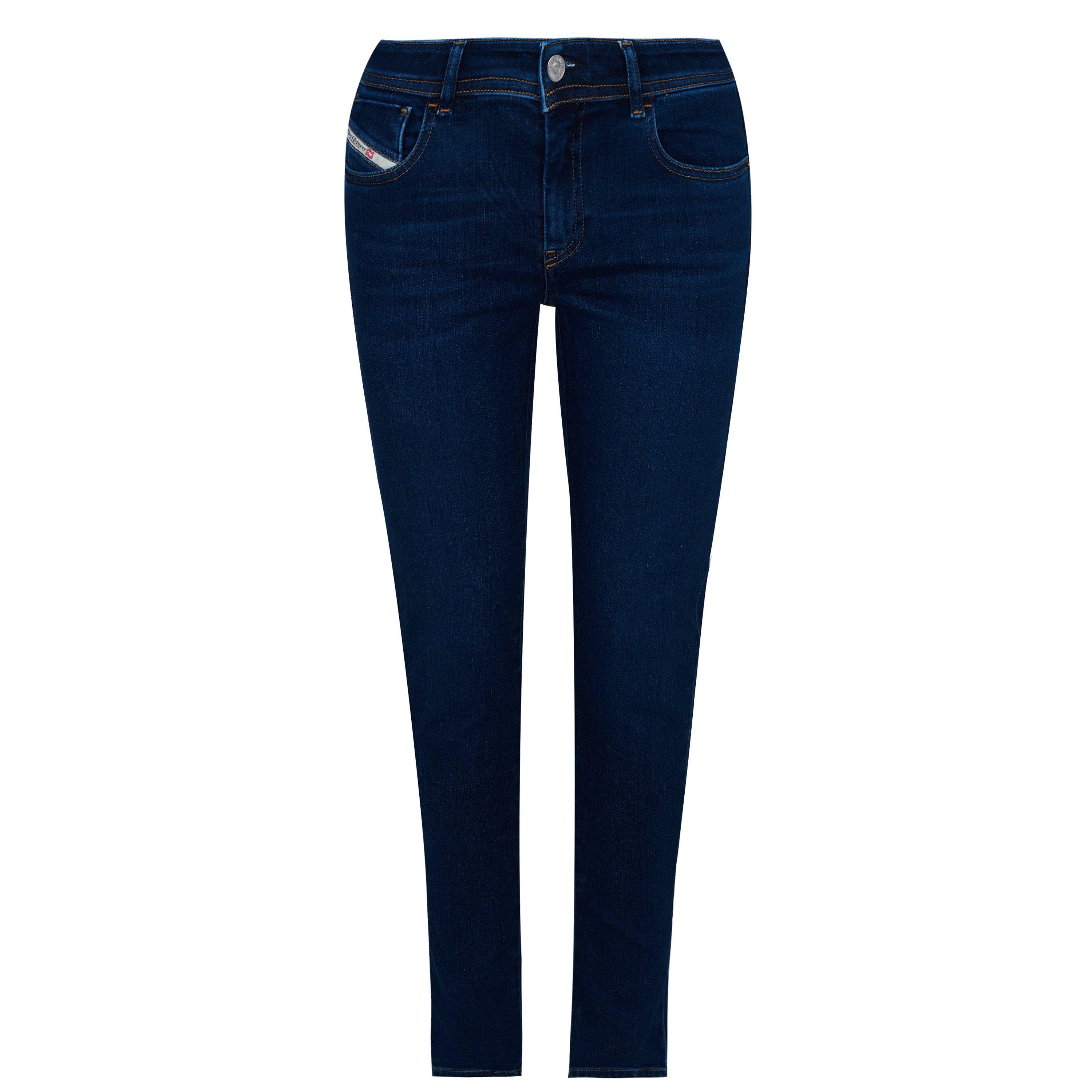 Middenblauw 01 - Diesel - Slandy Straight Jeans - 5