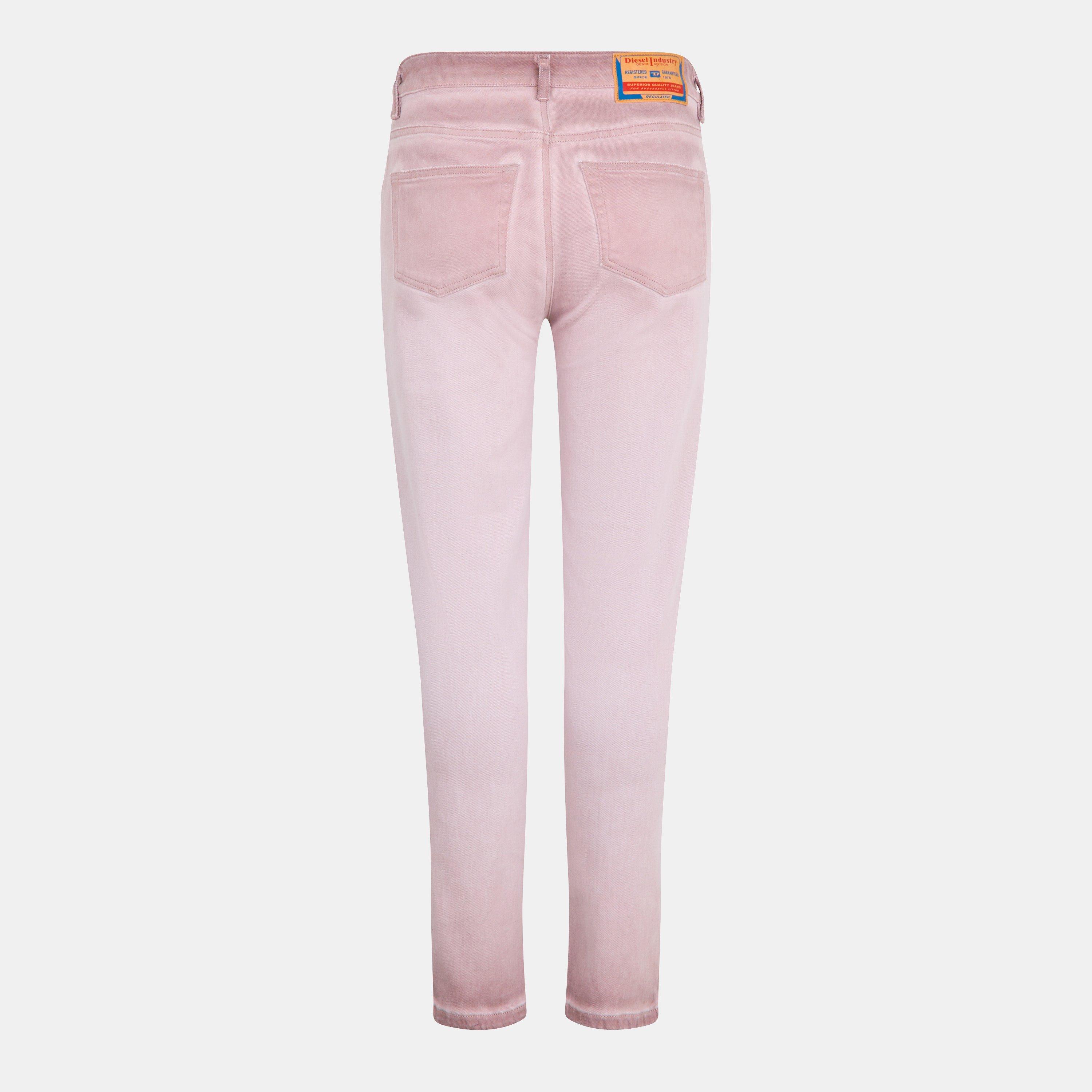 Hushed Violet - Diesel - Slandy Straight Jeans - 2