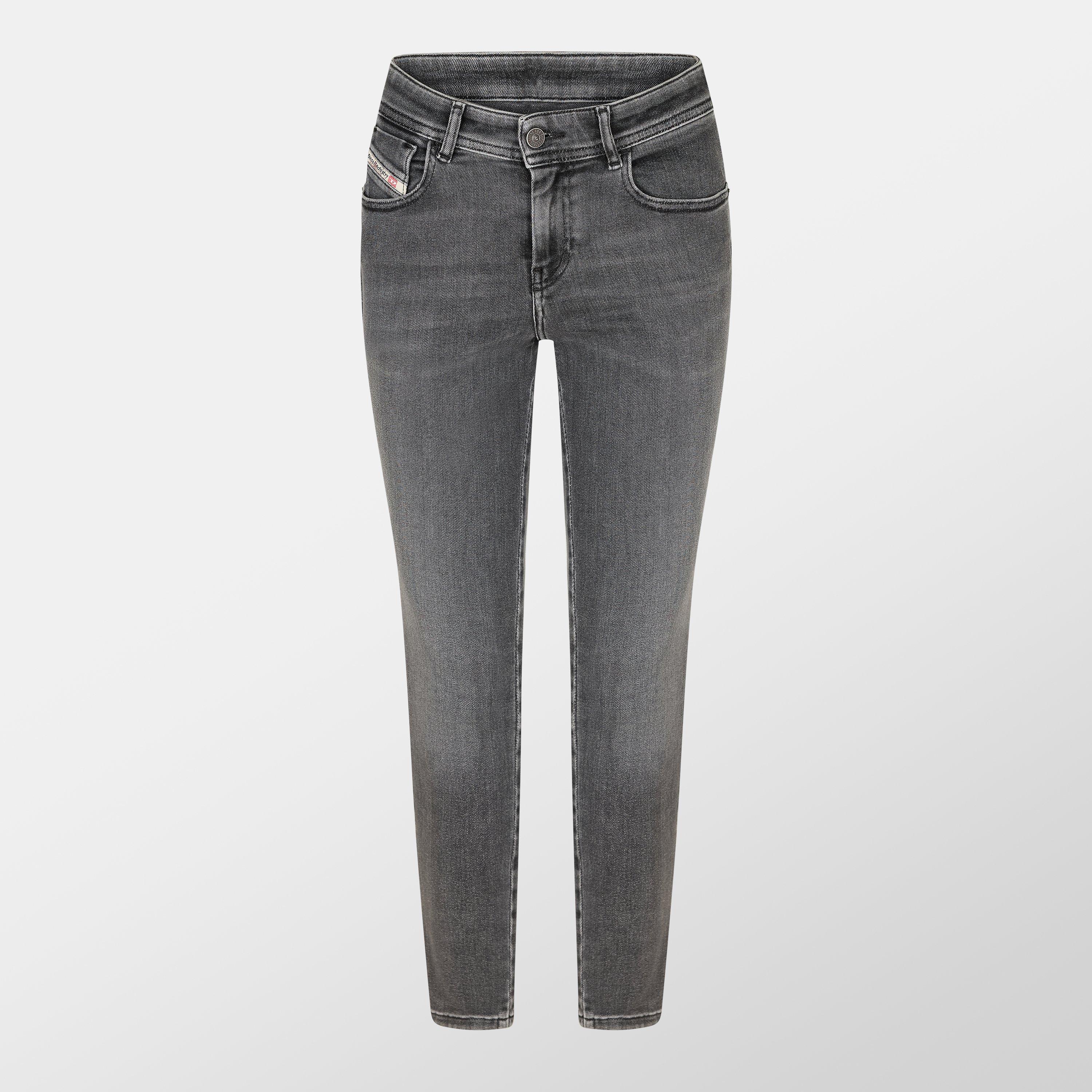 Diesel Women's Slandy Straight Jeans - Black/Grey Denm - 23 L30