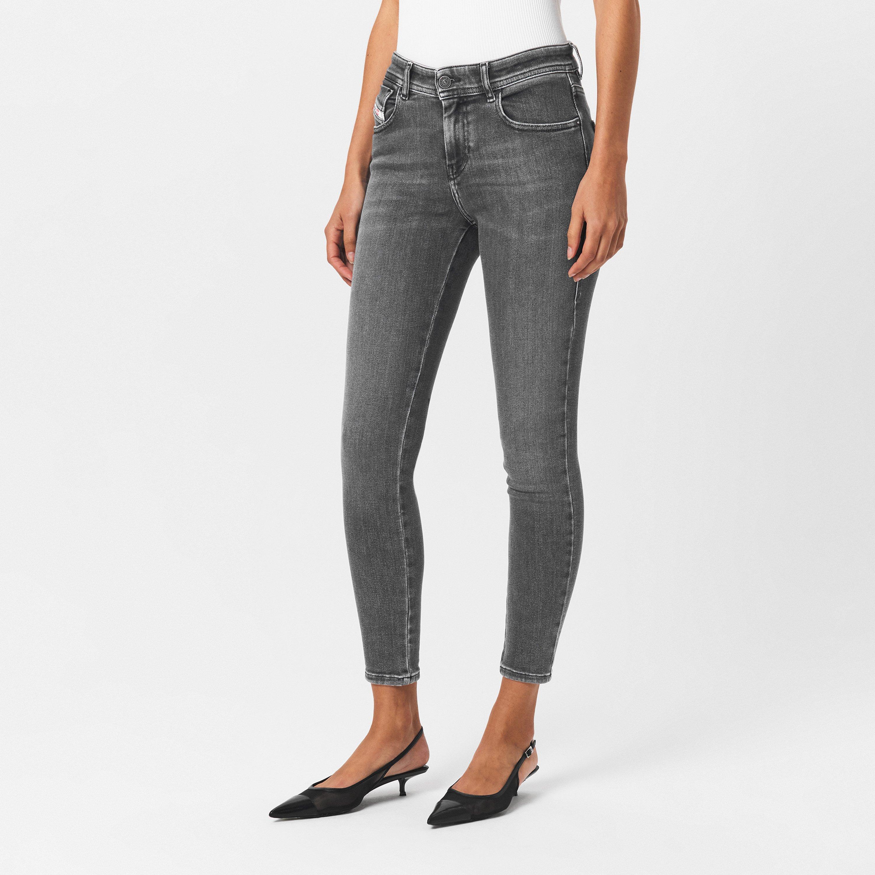 Black/Grey Denm - Diesel - Slandy Straight Jeans - 3