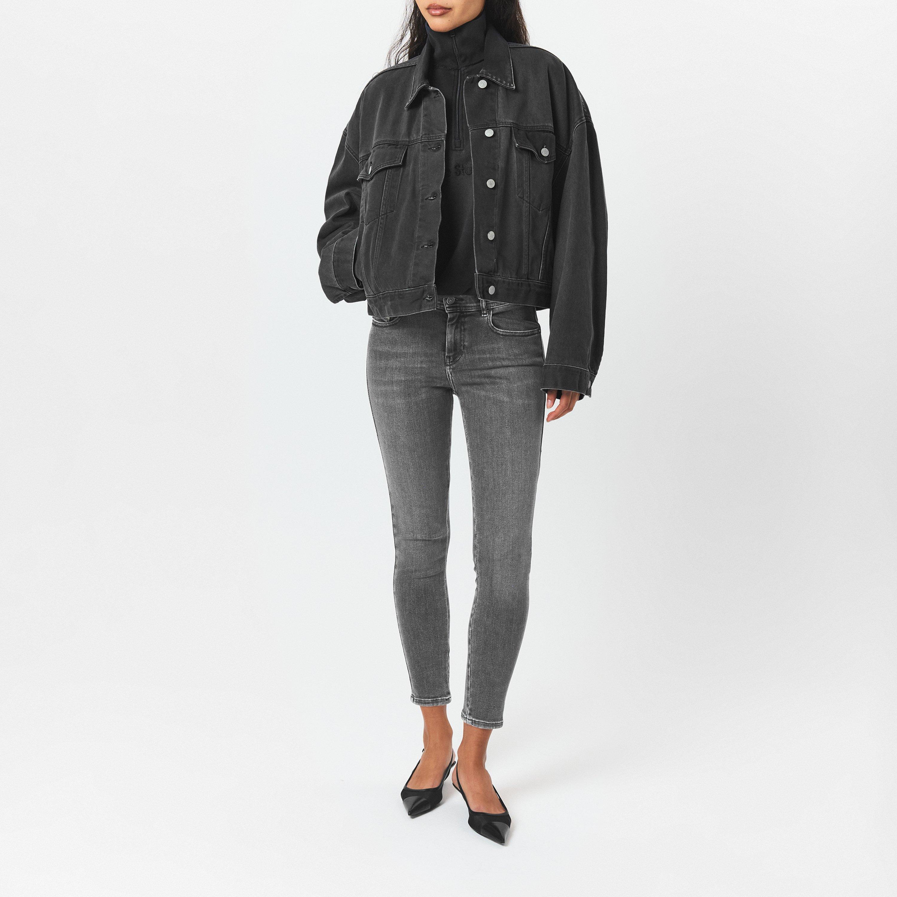 Black/Grey Denm - Diesel - Slandy Straight Jeans - 6