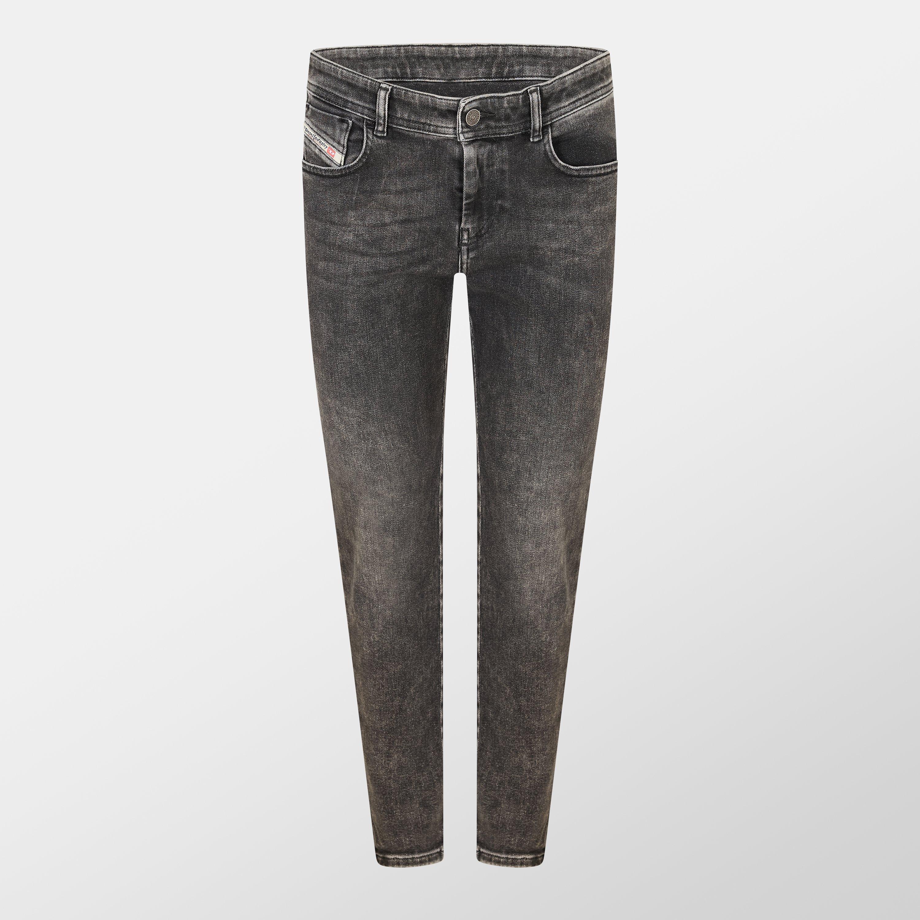 Black/Grey Denm - Diesel - Slandy Straight Jeans - 1