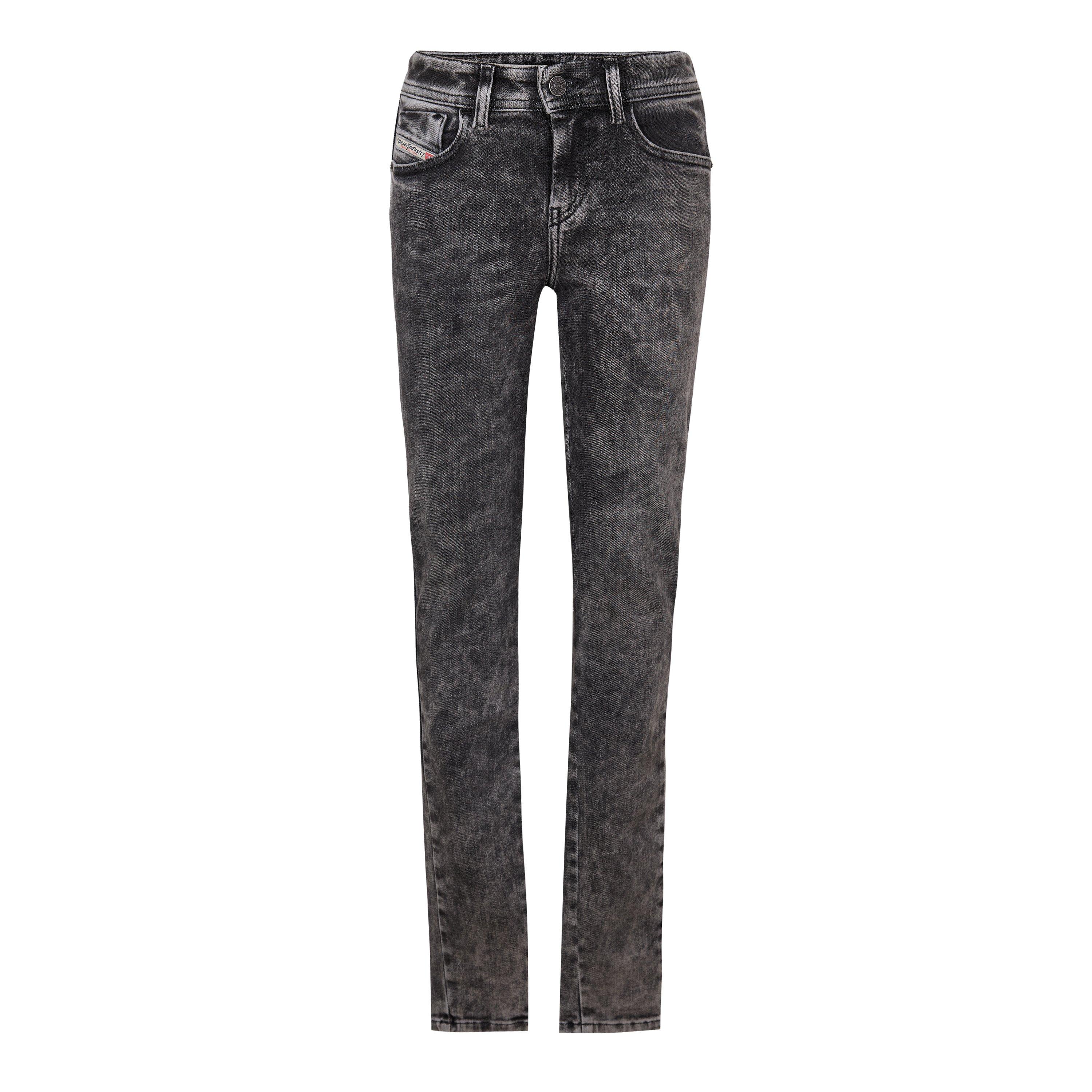 Diesel Women's Slandy Straight Jeans - Blk Gry Denim - 30 L32